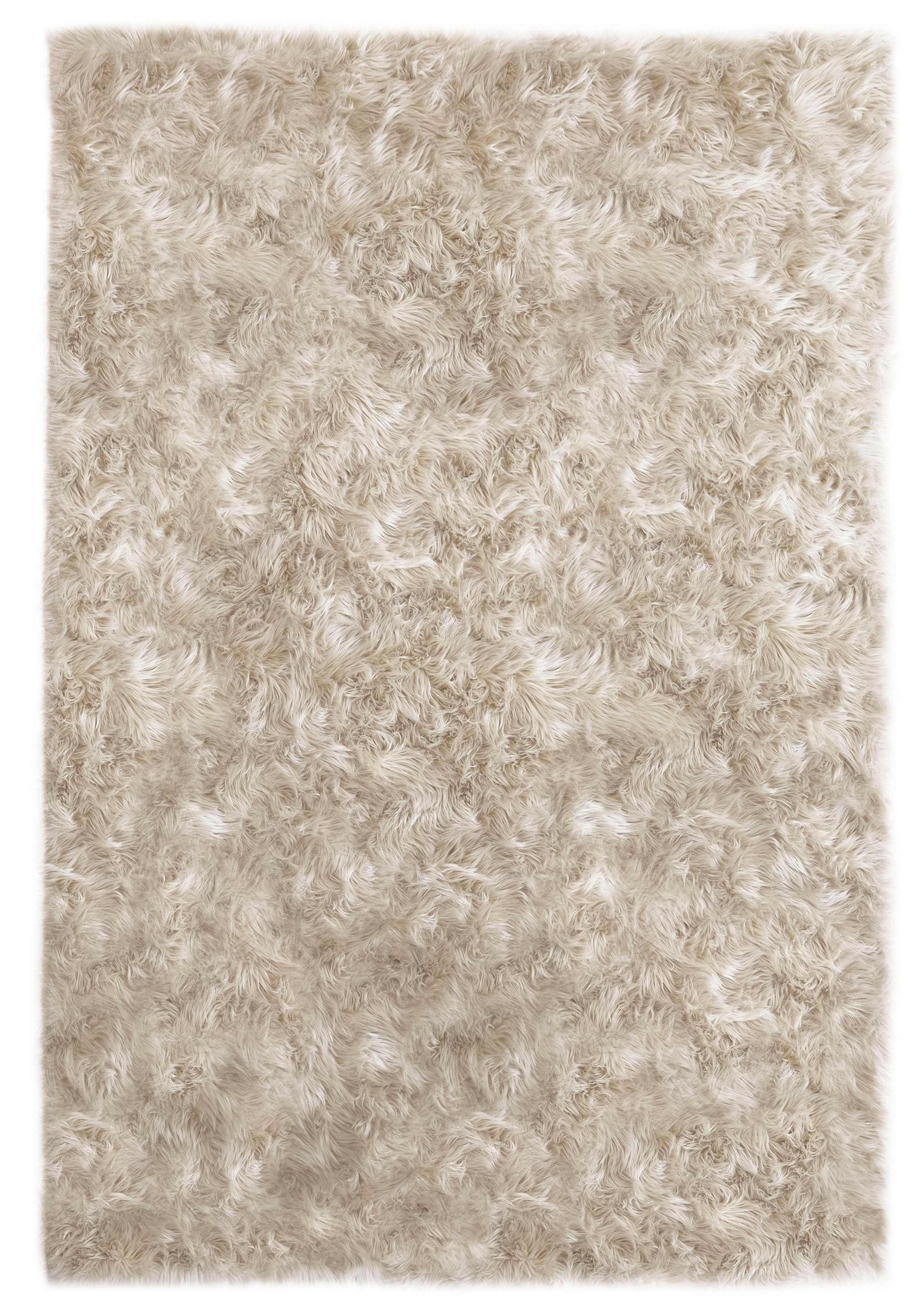 my home Fellteppich »Dena, Hochflor Teppiche, kuschelig weich«, rechteckig, 60 mm Höhe, Kunstfell, Uni-Farben, Wohnzimmer, Schlafzimmer, Esszimmer