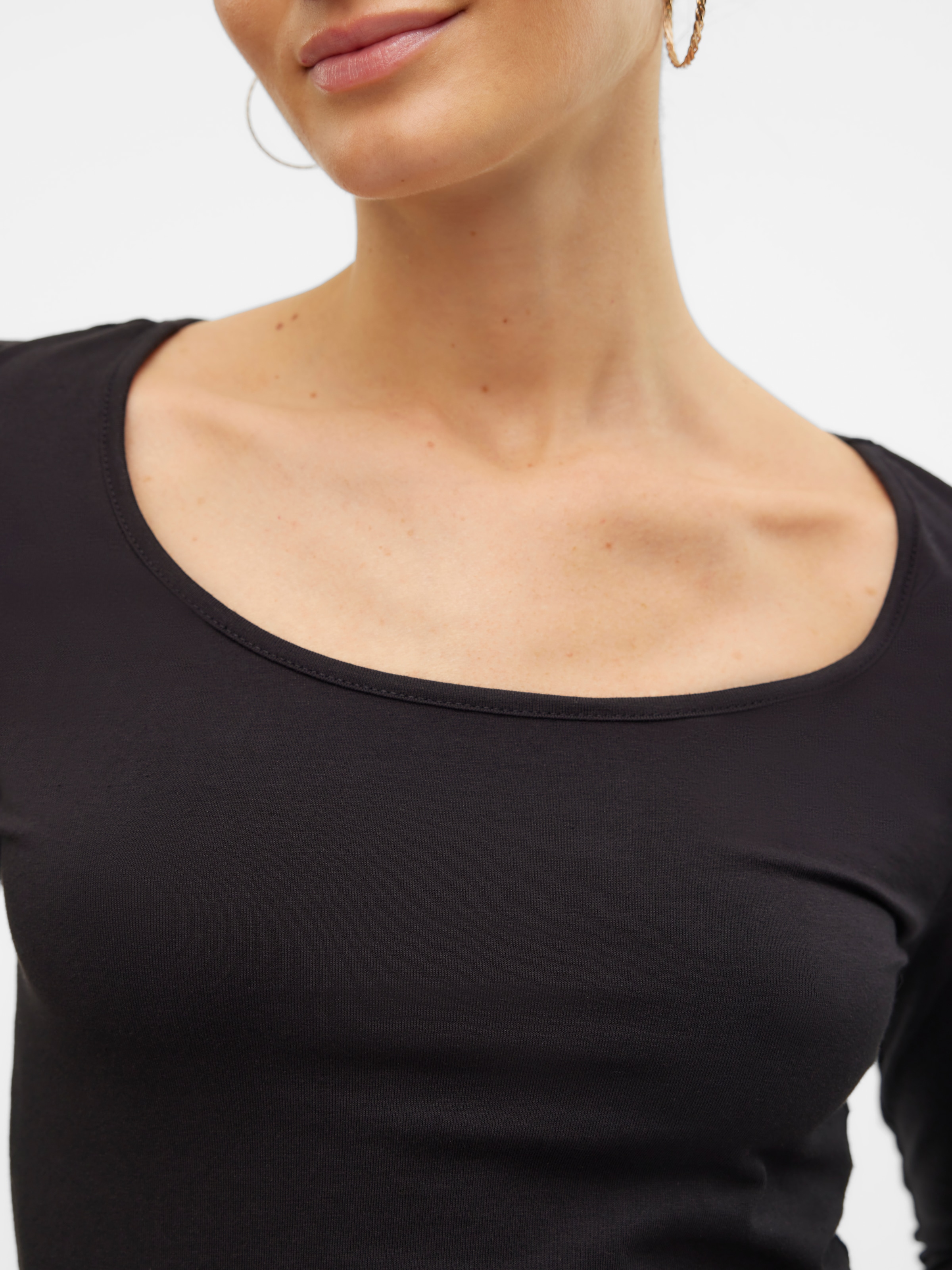 Vero Moda Langarmshirt »VMMAXI« aus Bio-Baumwolle