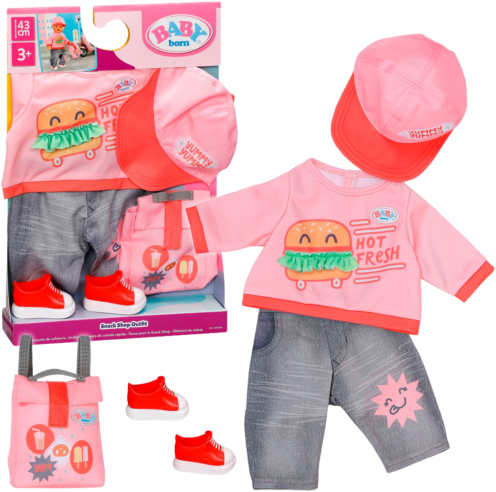 Baby Born Puppenkleidung »Snack Shop Outfit, 43cm«