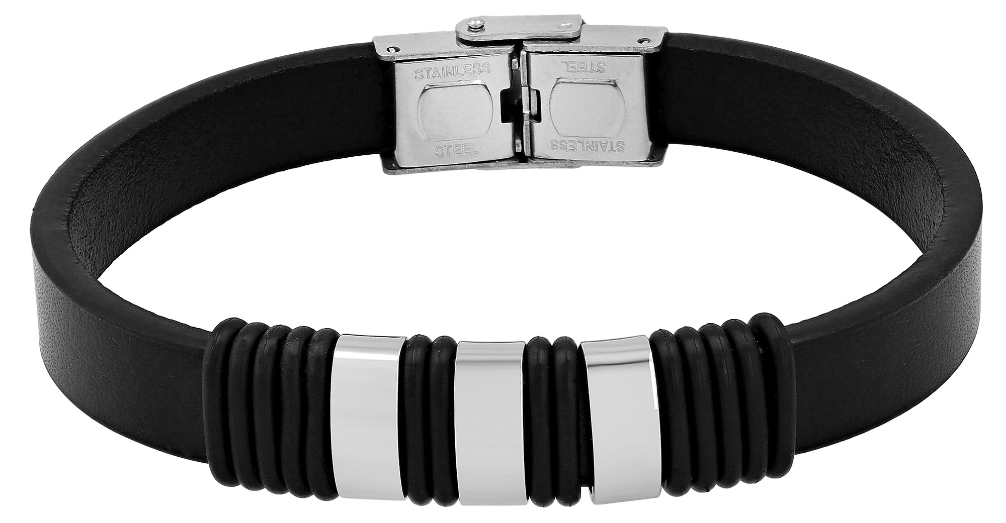 Adelia´s Armband »Herren Armband aus Leder 21,5 cm«