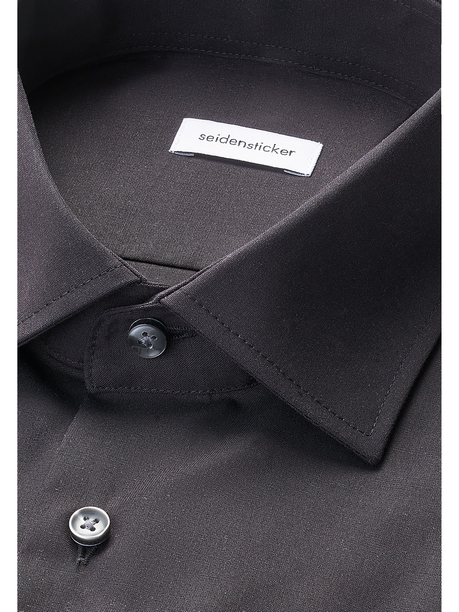 seidensticker Businesshemd »Schwarze Rose« Regular 1/1 Kentkragen Uni