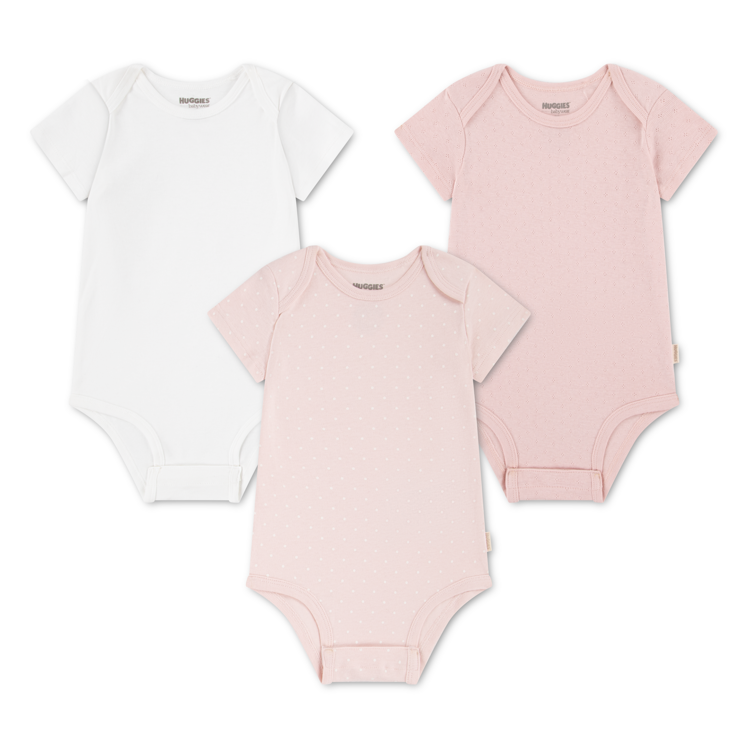 HUGGIES babywear Body »HUGB 3PK BODYSUIT« Packung, 3 Stk. aus Baumwolle