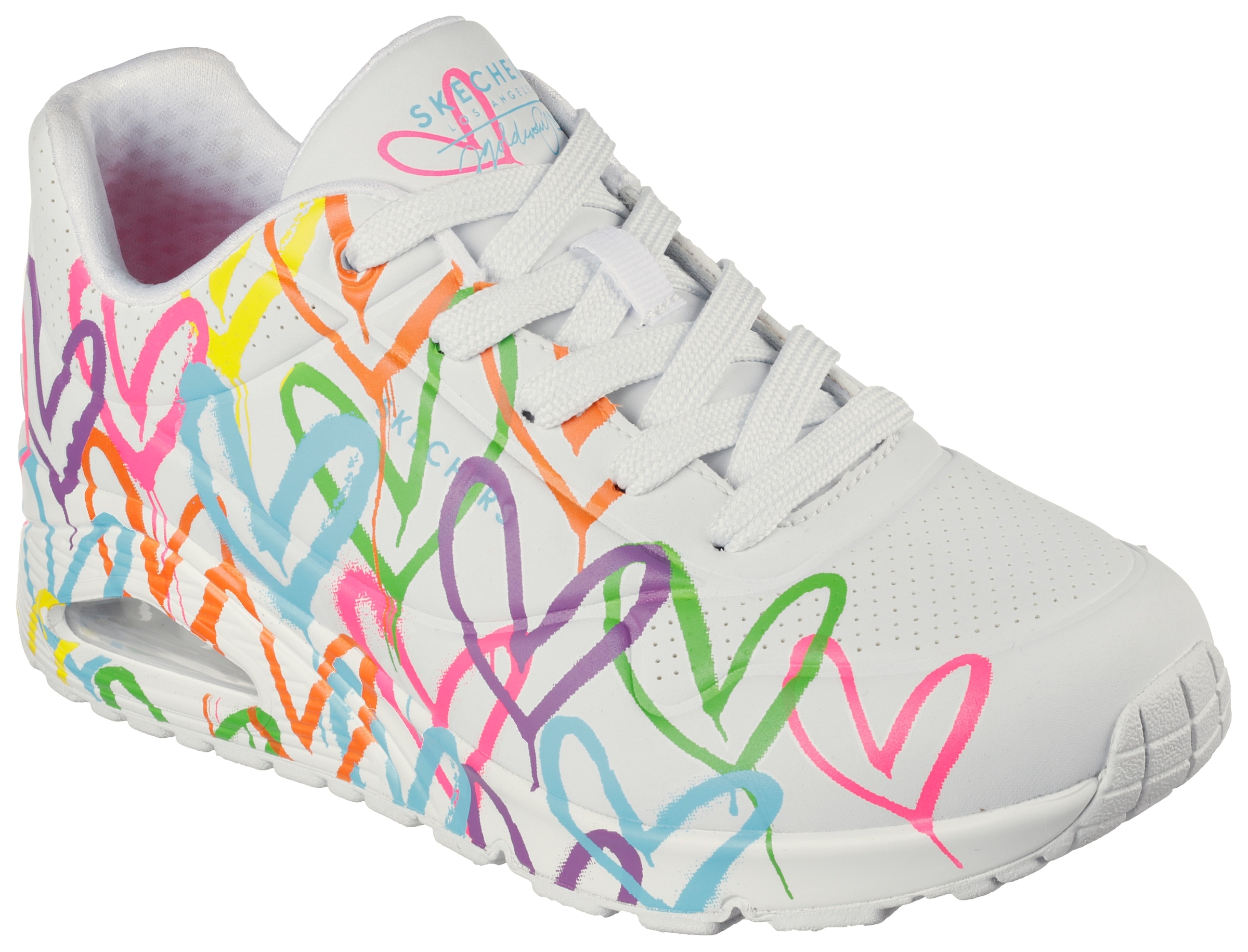 Skechers Sneaker »UNO - HIGHLIGHT LOVE«, mit farbenfrohen Herzchen