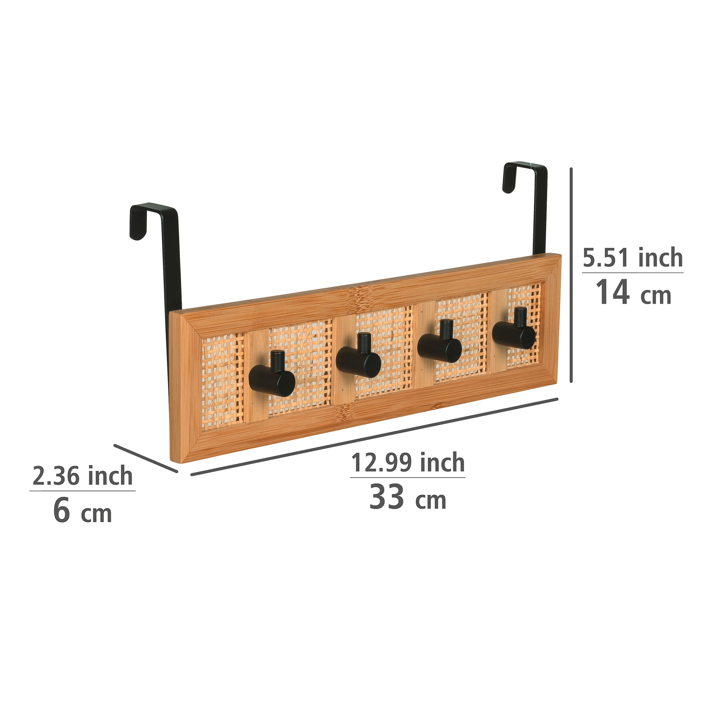 WENKO Türgarderobe »Allegre«, mit 4 Haken