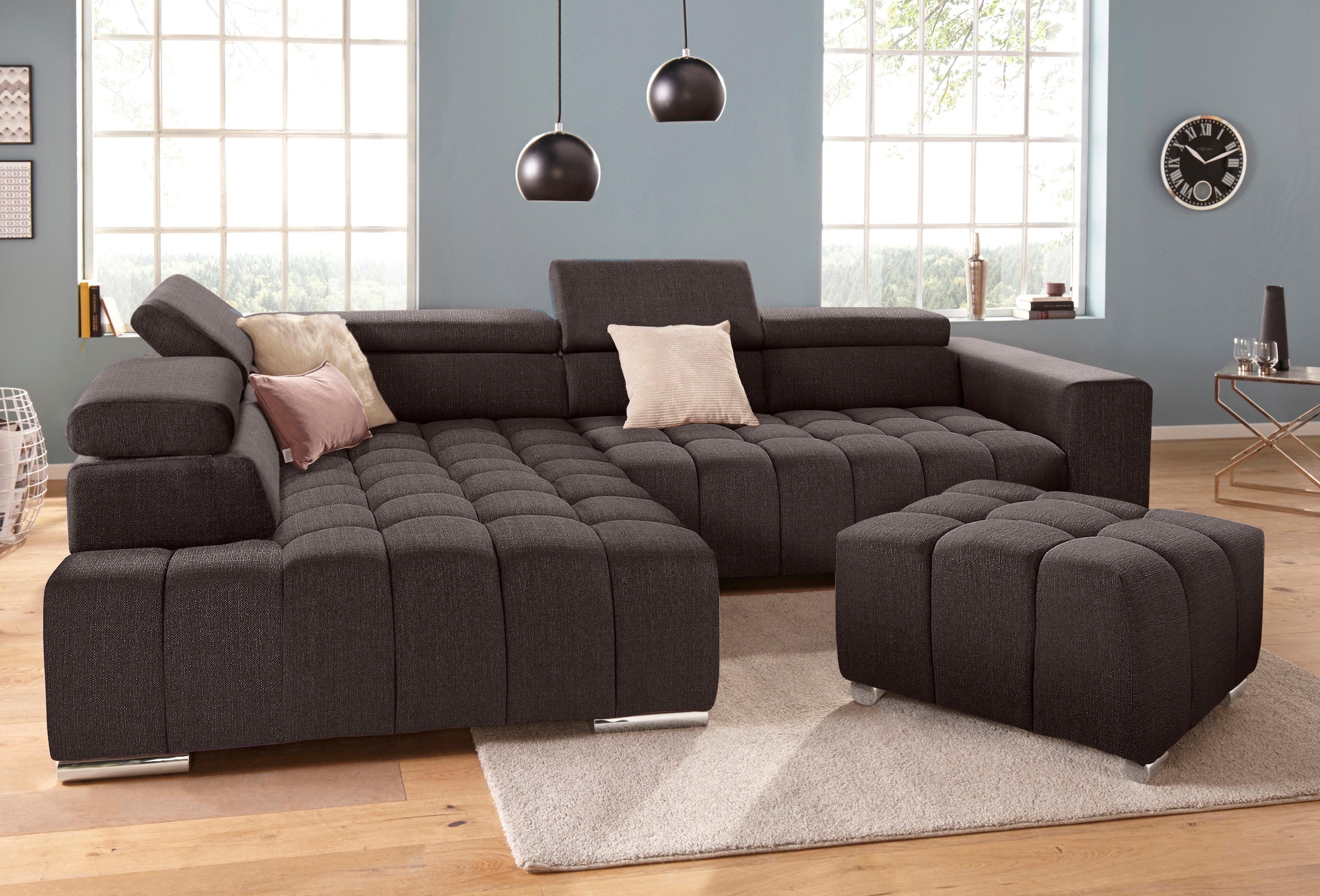 exxpo - sofa fashion Hocker »Elias hochwertig und elegant, mit tollem Sitzkomfort«