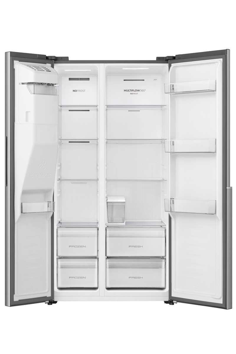 GORENJE Side-by-Side »NRS917E61X« 178,6 cm hoch 91,1 cm breit Wasser-& Eisspender