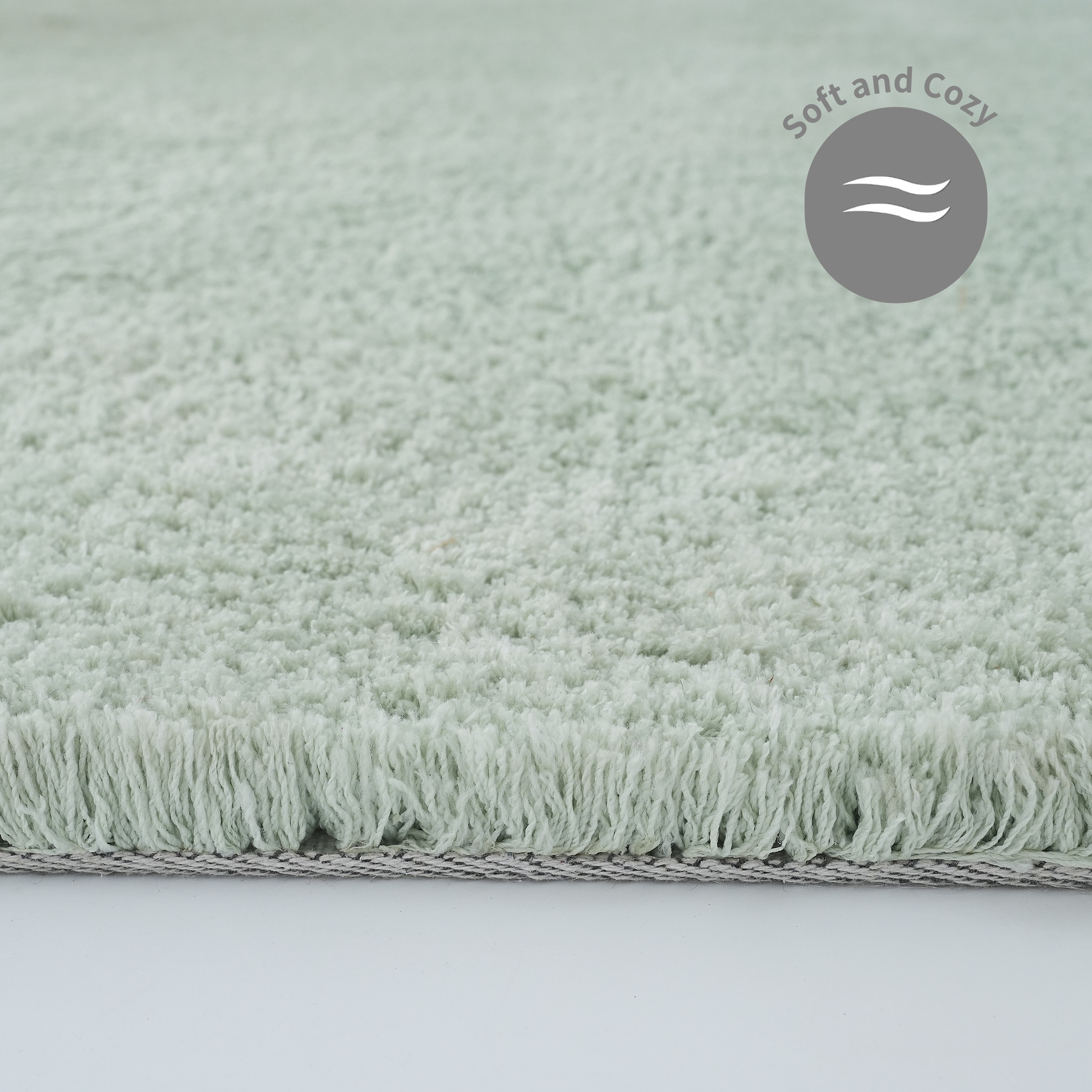 my home Hochflor-Teppich »Microfaser Teppich Magong, besonders weich, sehr feiner Flor«, rechteckig, 25 mm Höhe, uni, Wohnzimmer, Schlafzimmer, Kinderzimmer, auch rund und als Läufer