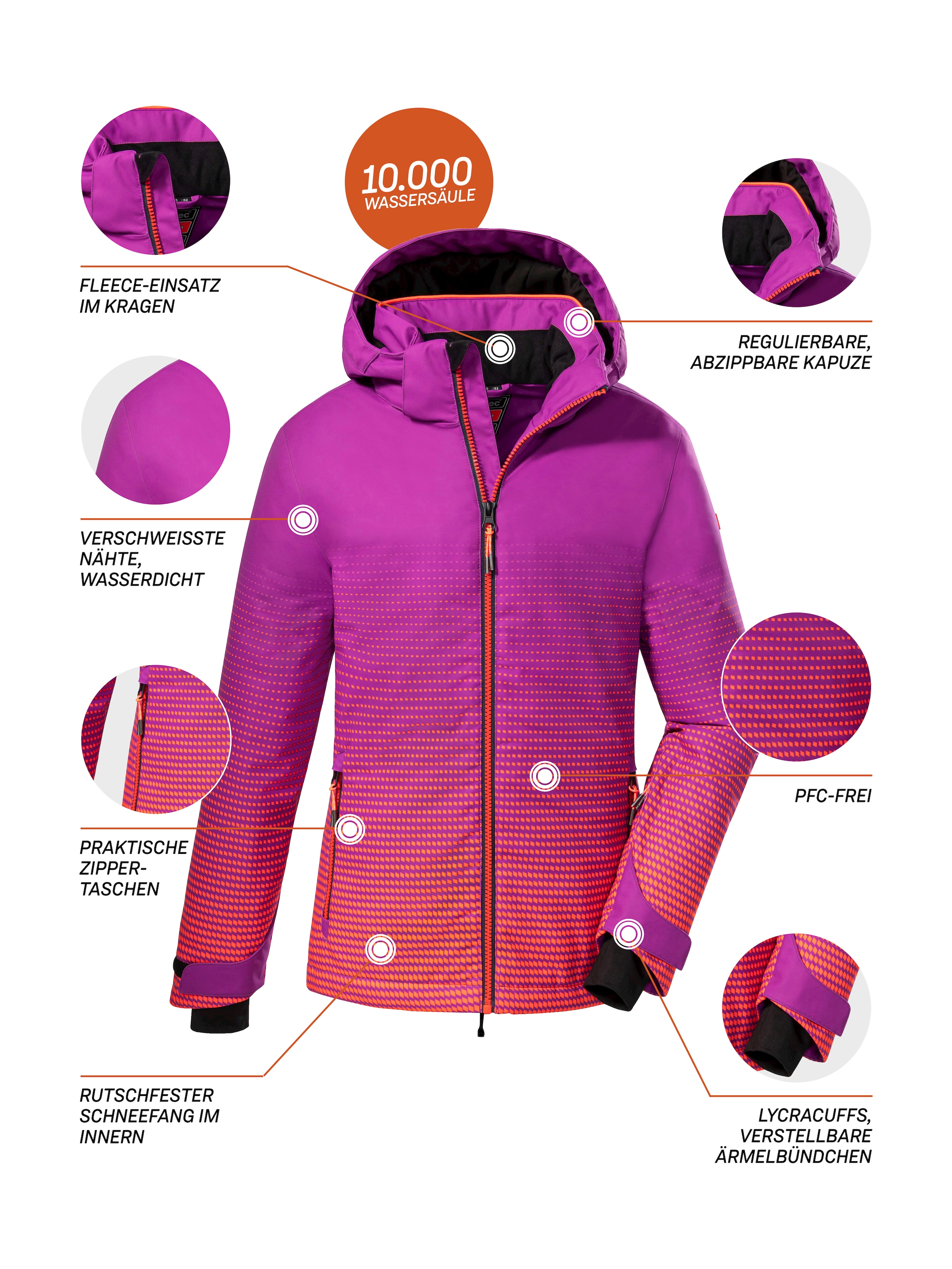 Killtec Skijacke »KSW 158 GRLS SKI JCKT«