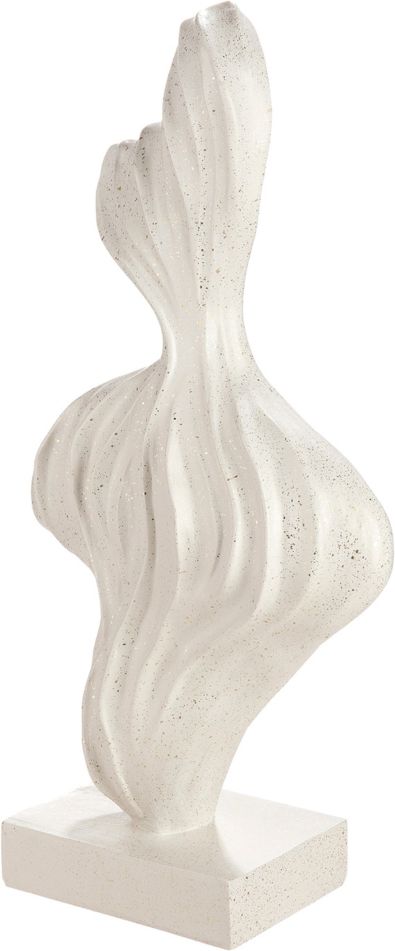 Casablanca by Gilde Skulptur »Skulptur Structo creme« Strukturskulptur abstrakte Deko modernes Kunstobjekt Designskulptur