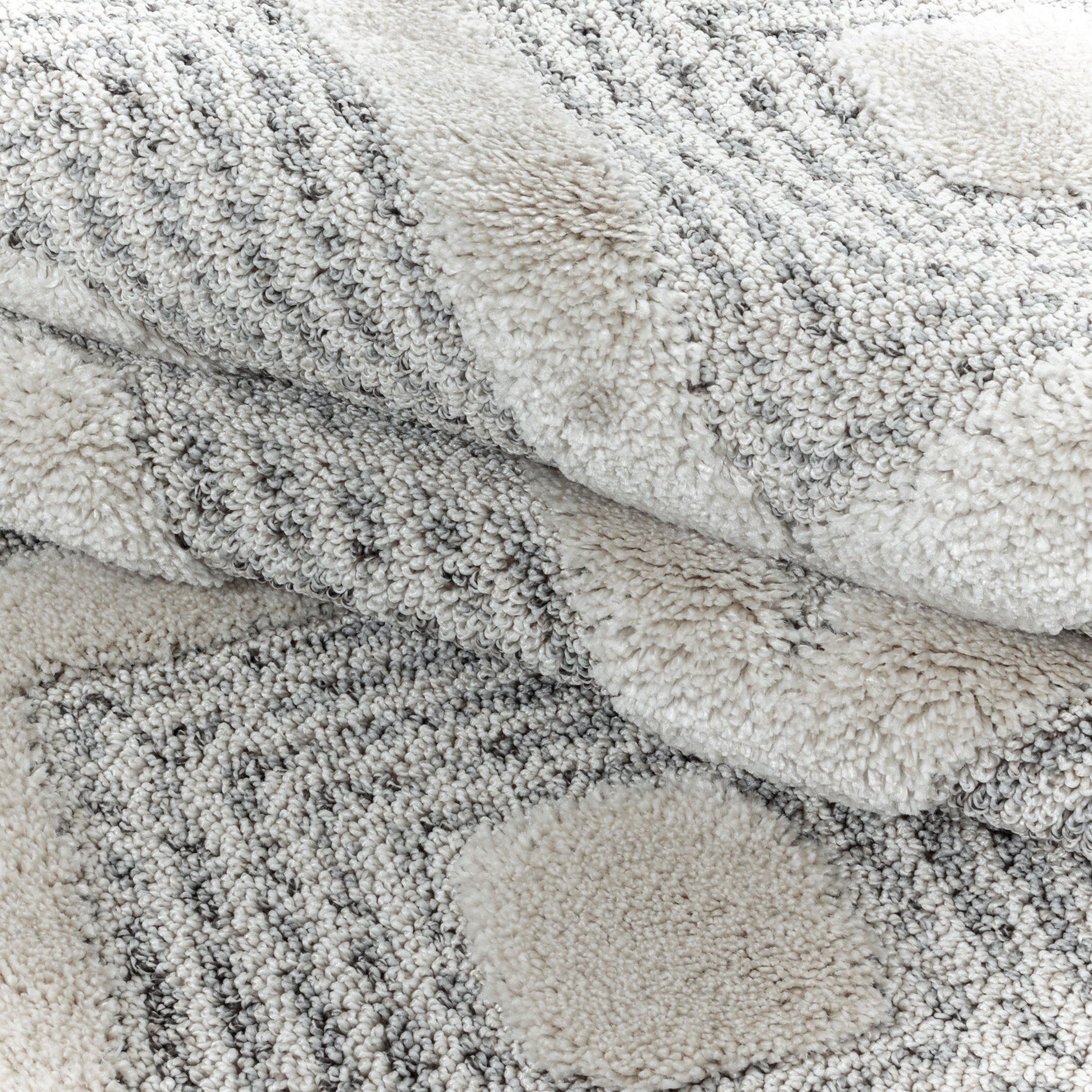 Ayyildiz Teppiche Teppich »PISA 4707«, rechteckig, 20 mm Höhe, Läufer, rund, Hoch Tief Struktur, Wohnzimmer,Schlafzimmer