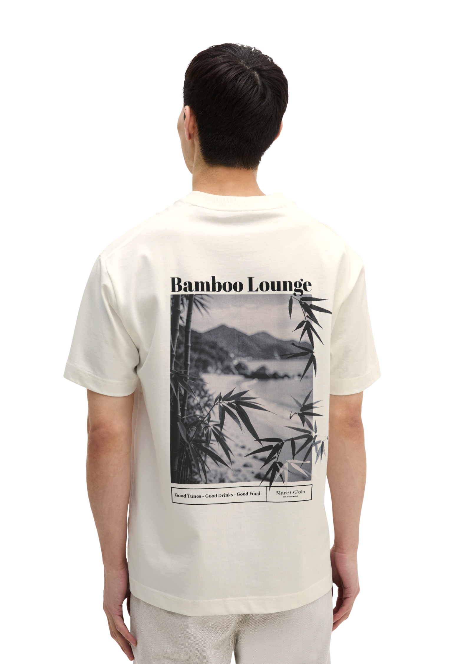 Marc O'Polo T-Shirt loose mit sommerlichem Rückenprint