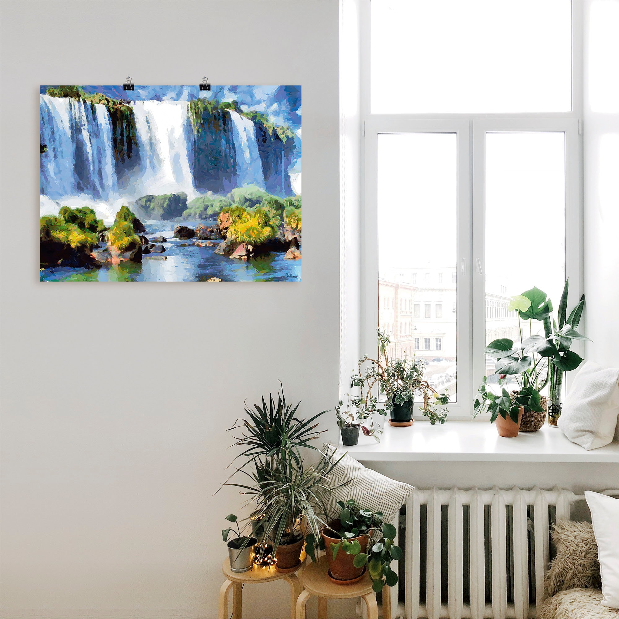 Artland Poster »Iguazu Wasserfälle II«, Wasserfallbilder, (1 St.), als Alubild, Leinwandbild, Wandaufkleber oder Poster in versch. Größen