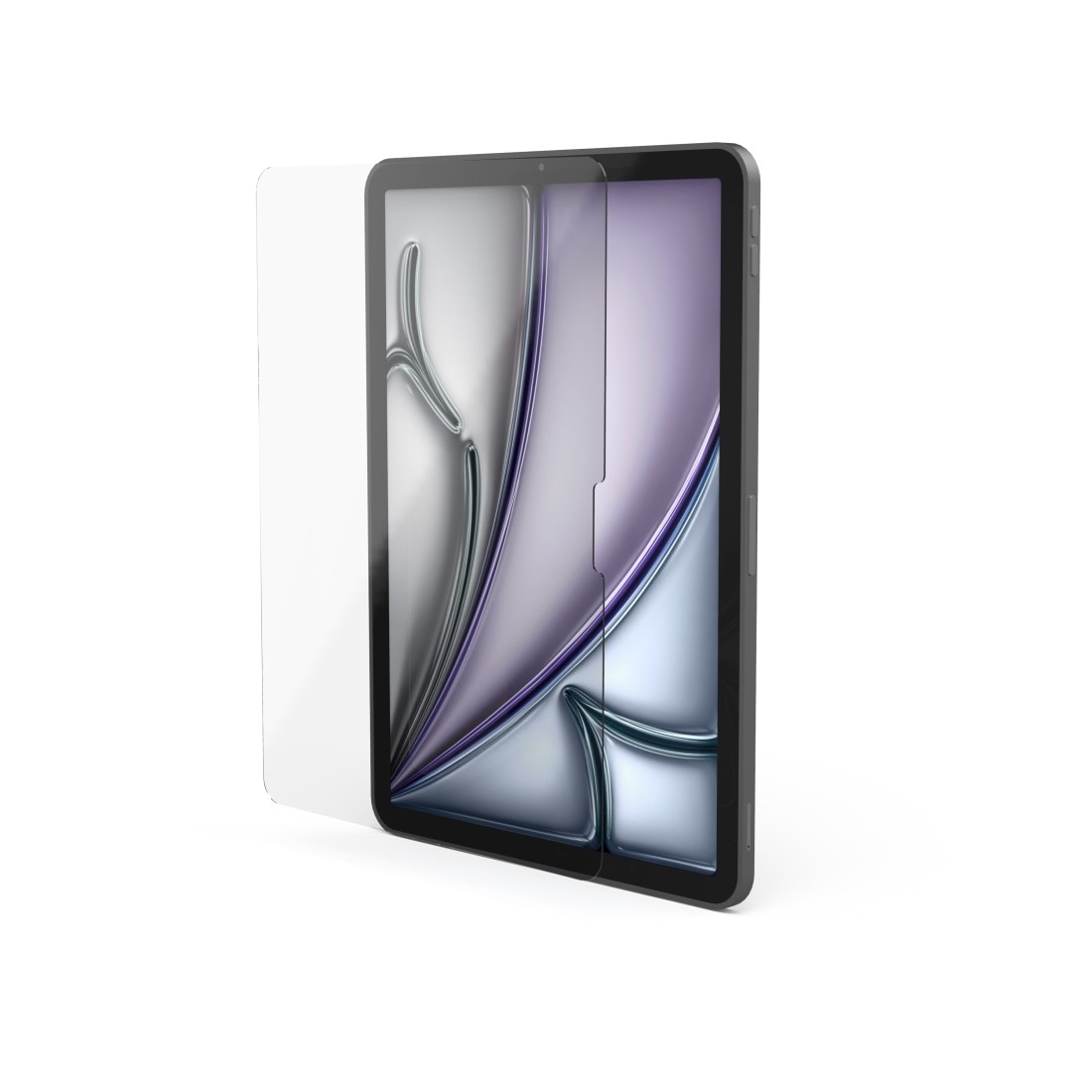 Hama Displayschutzglas »Displayschutzglas für Apple iPad Air 11 Zoll, gehärtetes Glas« für Apple iPad Air 11" (2024/2025/2026) 9H Härtegrad, Ultraclear Glas, 0,33 mm dünn, elektrostatisch haftend