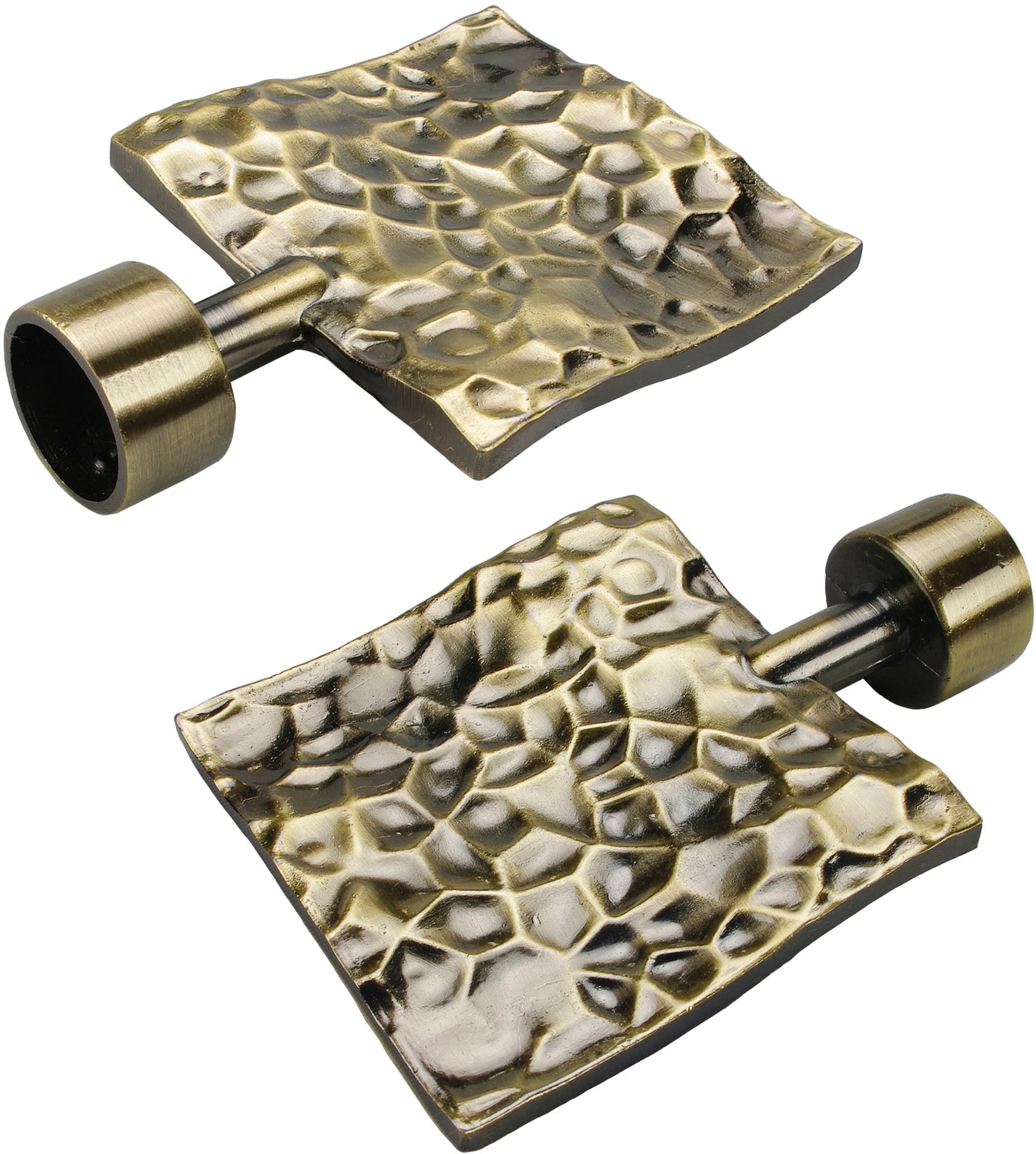 Liedeco Gardinenstange »Stilgarnitur 20 mm Blues Johnny« Ø 20 mm 1 läufig-läufig Fixmaß Gardinenstange Komplett