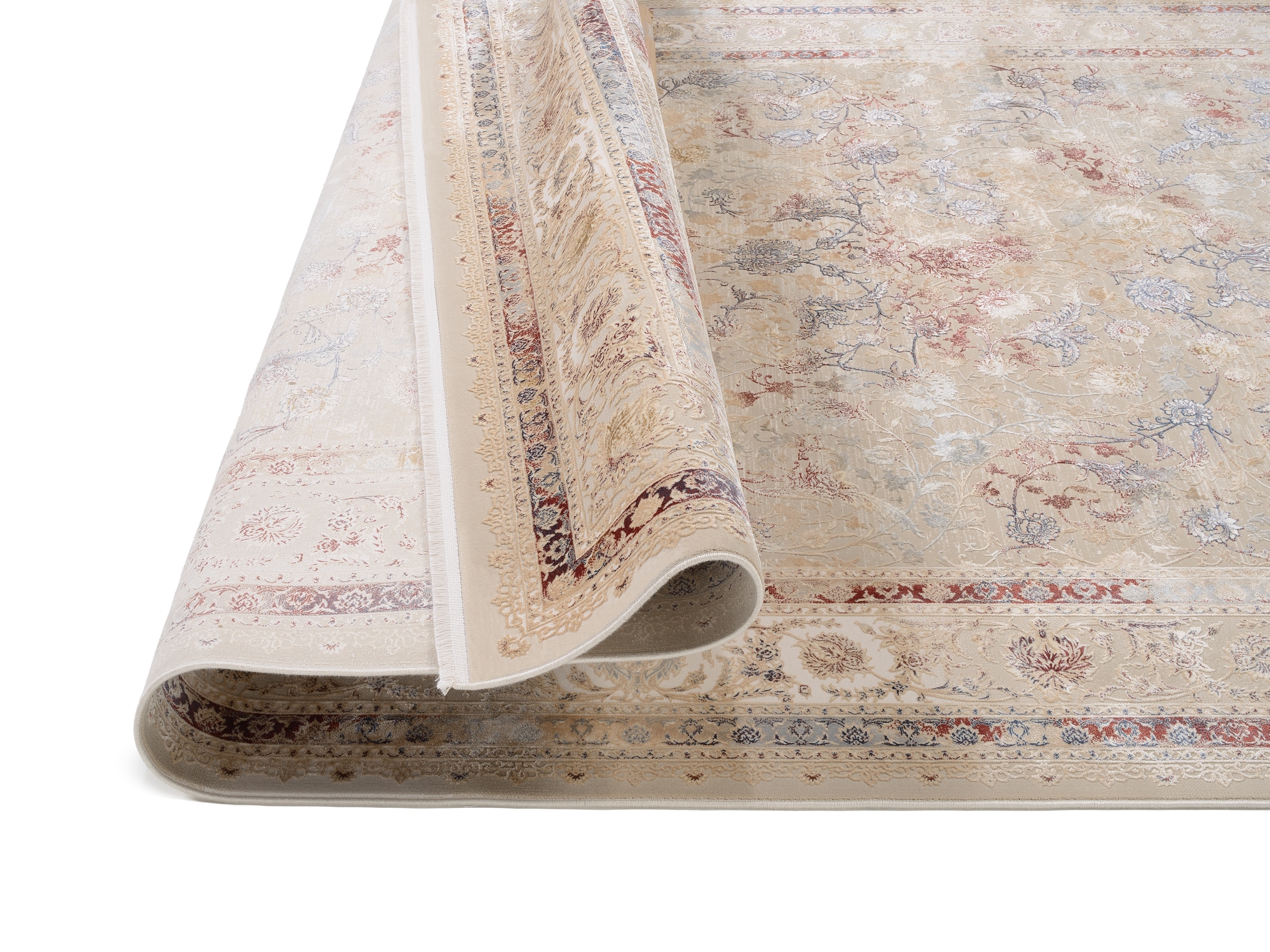 OCI DIE TEPPICHMARKE Teppich »MYSTIC LIMITED« rechteckig 7 mm Höhe florale Muster in 3D-Optik, maschinell gewebt, Viskose