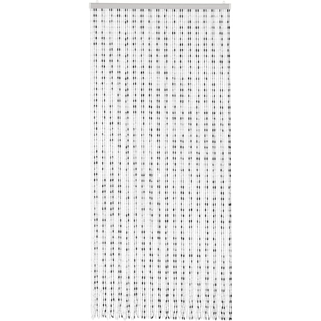 locker Türvorhang »Pearl«, (1 St.), Kunststoff, transparent/schwarz, 72  Stränge bestellen online bei OTTO