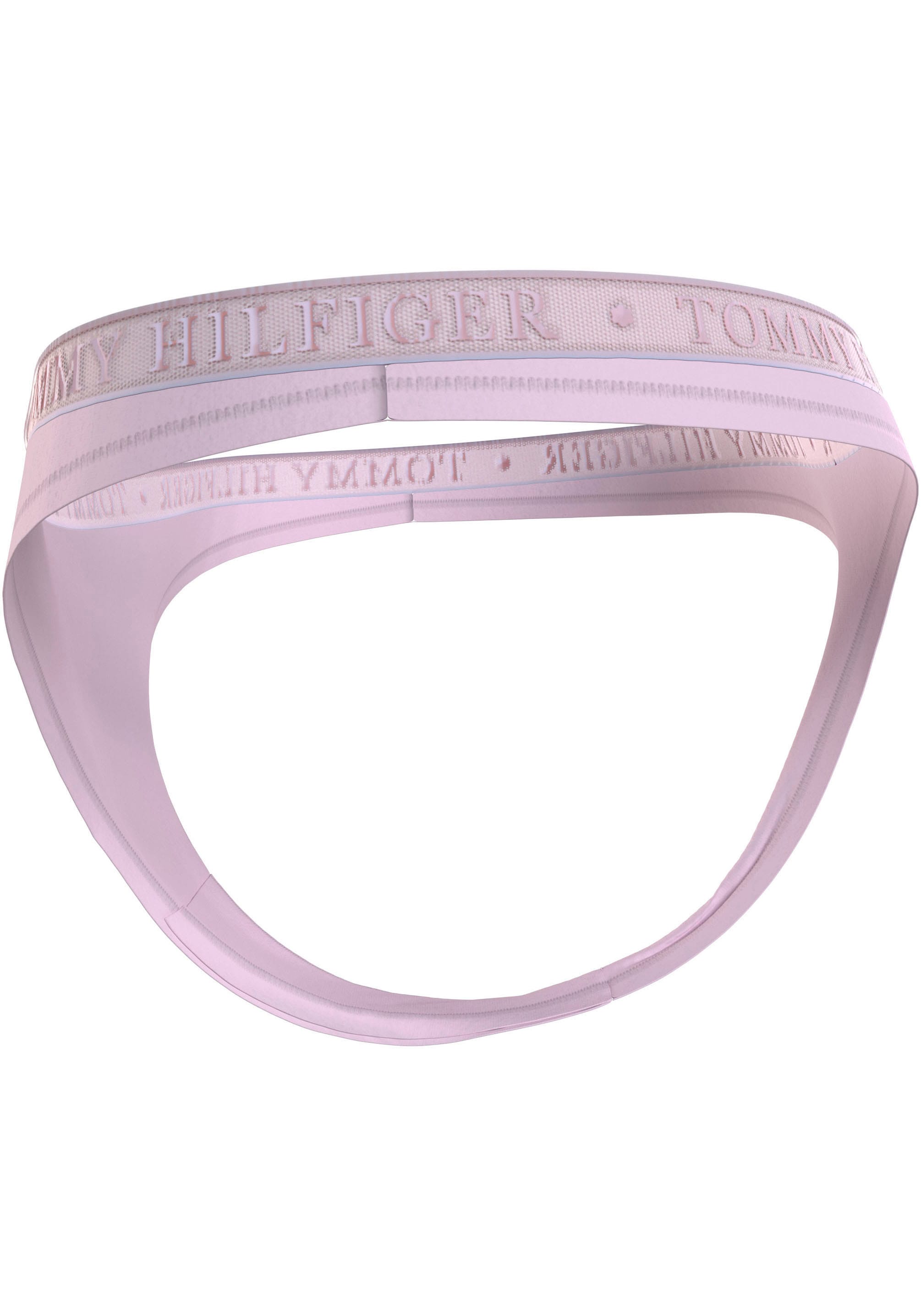 Tommy Hilfiger Underwear Slip »LACE 3P THONG (EXT SIZES)«, (Packung, 3er-Pack), mit Tommy Hilfiger Logobund
