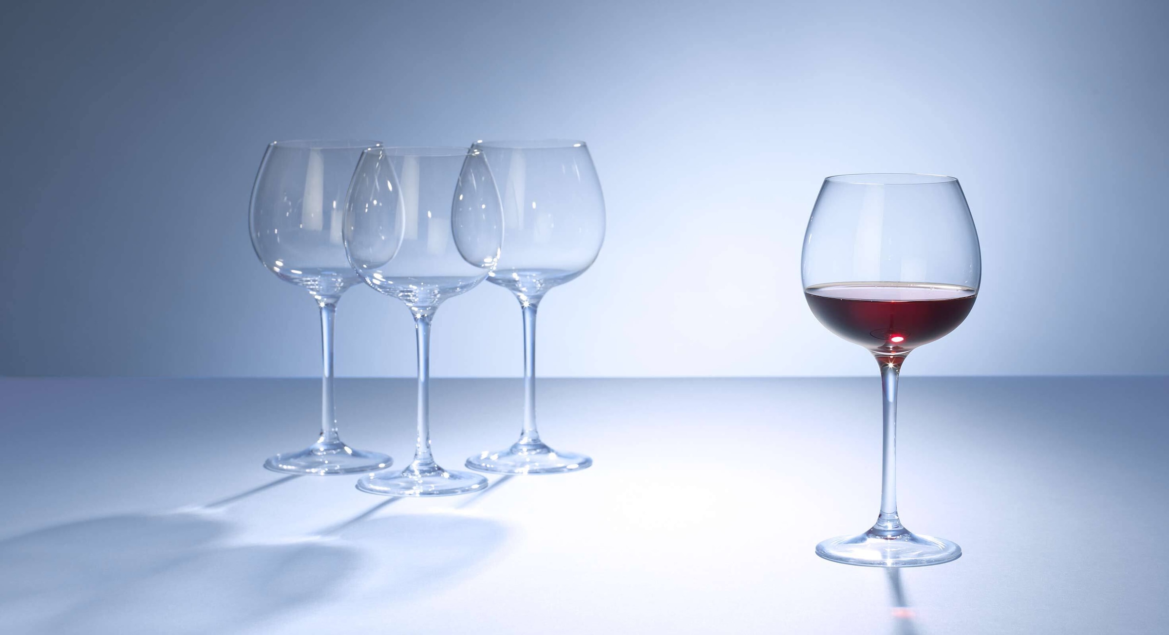 Villeroy & Boch Rotweinglas »Burgunder Rotweingläser Purismo Wine 200 ml 4er Set transparent« Spülmaschinenfest