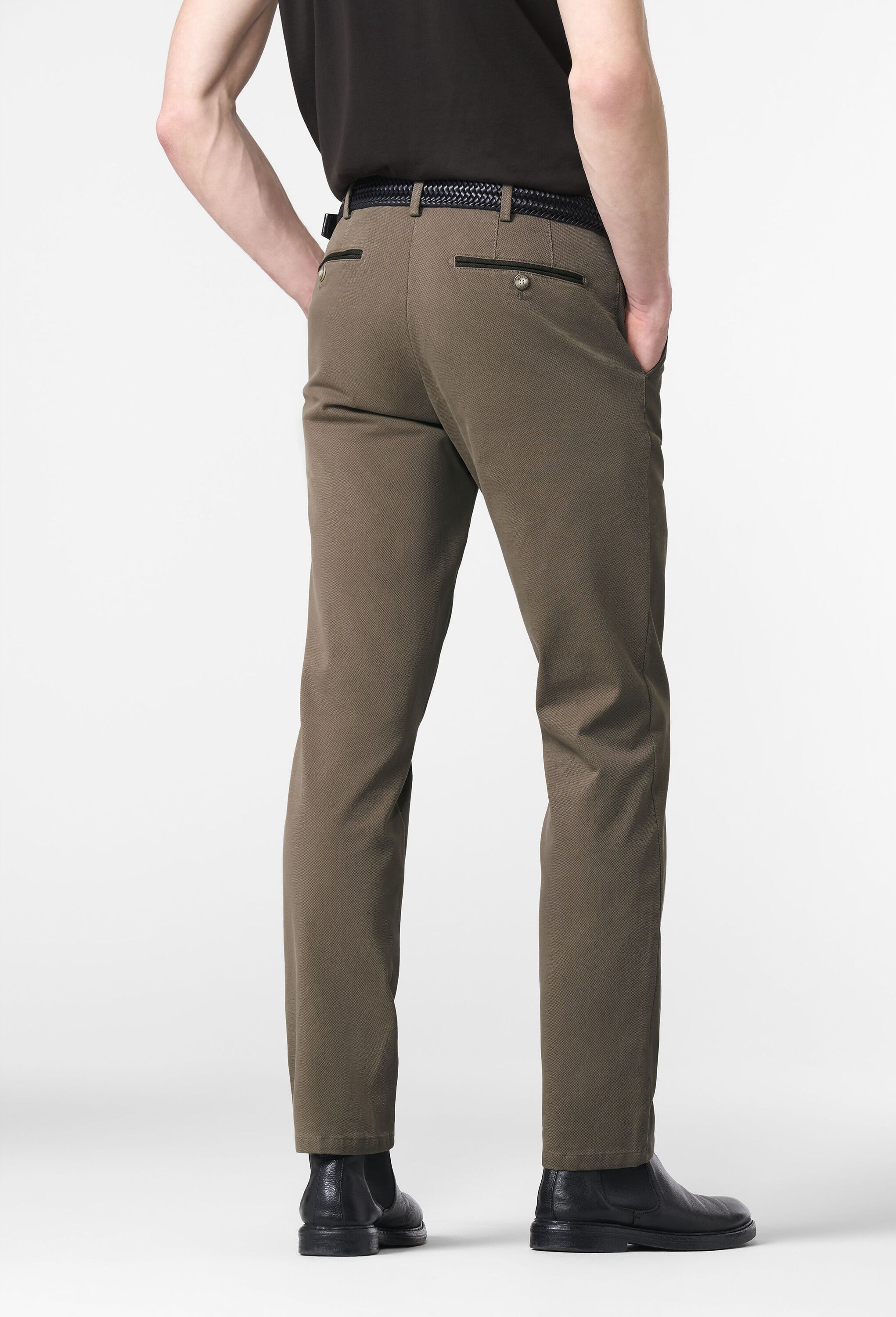 MEYER Chinohose »BONN«  aus Winter-Canvas