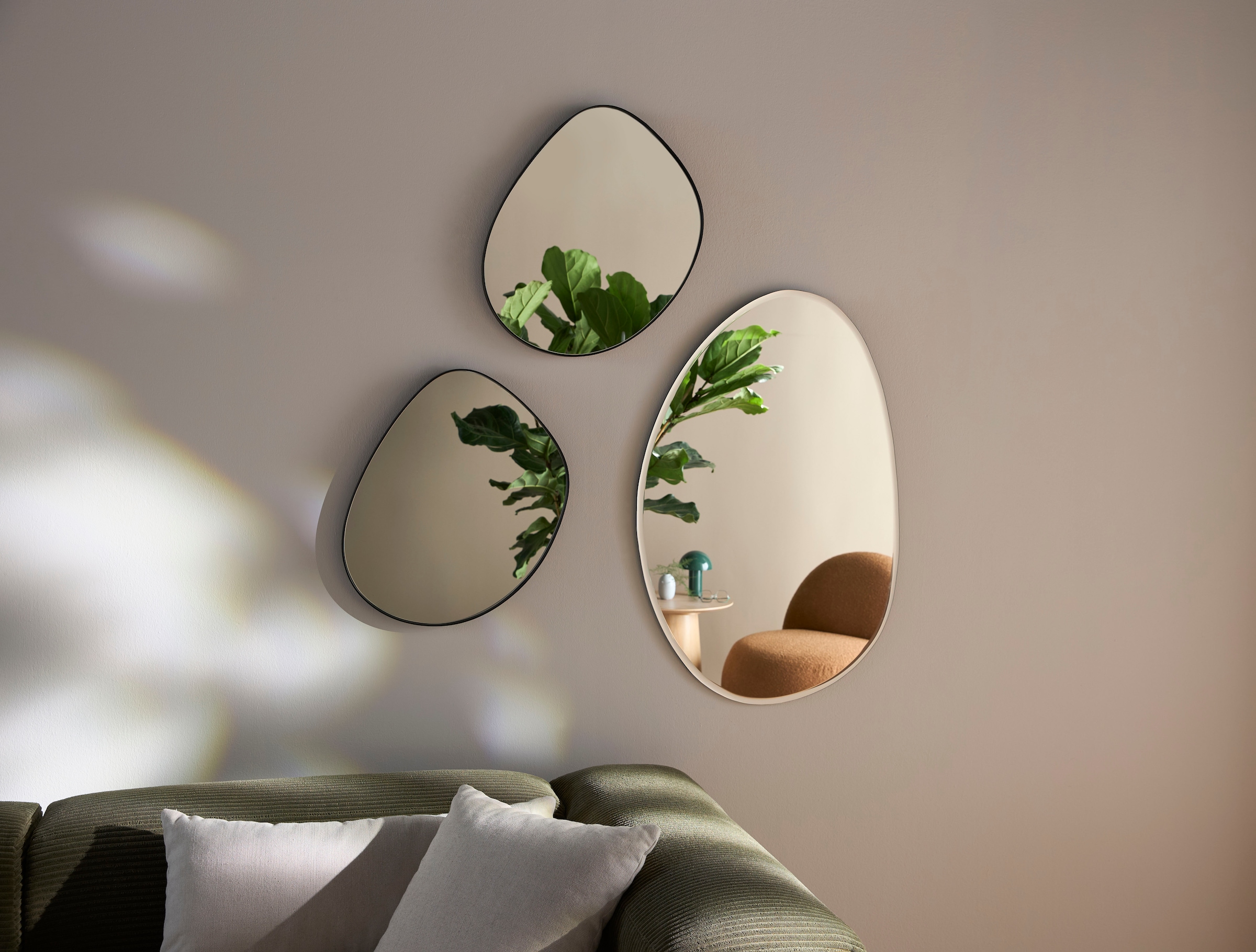 s.Oliver Wandspiegel »Lucee« ovalförmig, ca. 88,5x59cm, mattierter dezenter Rahmen