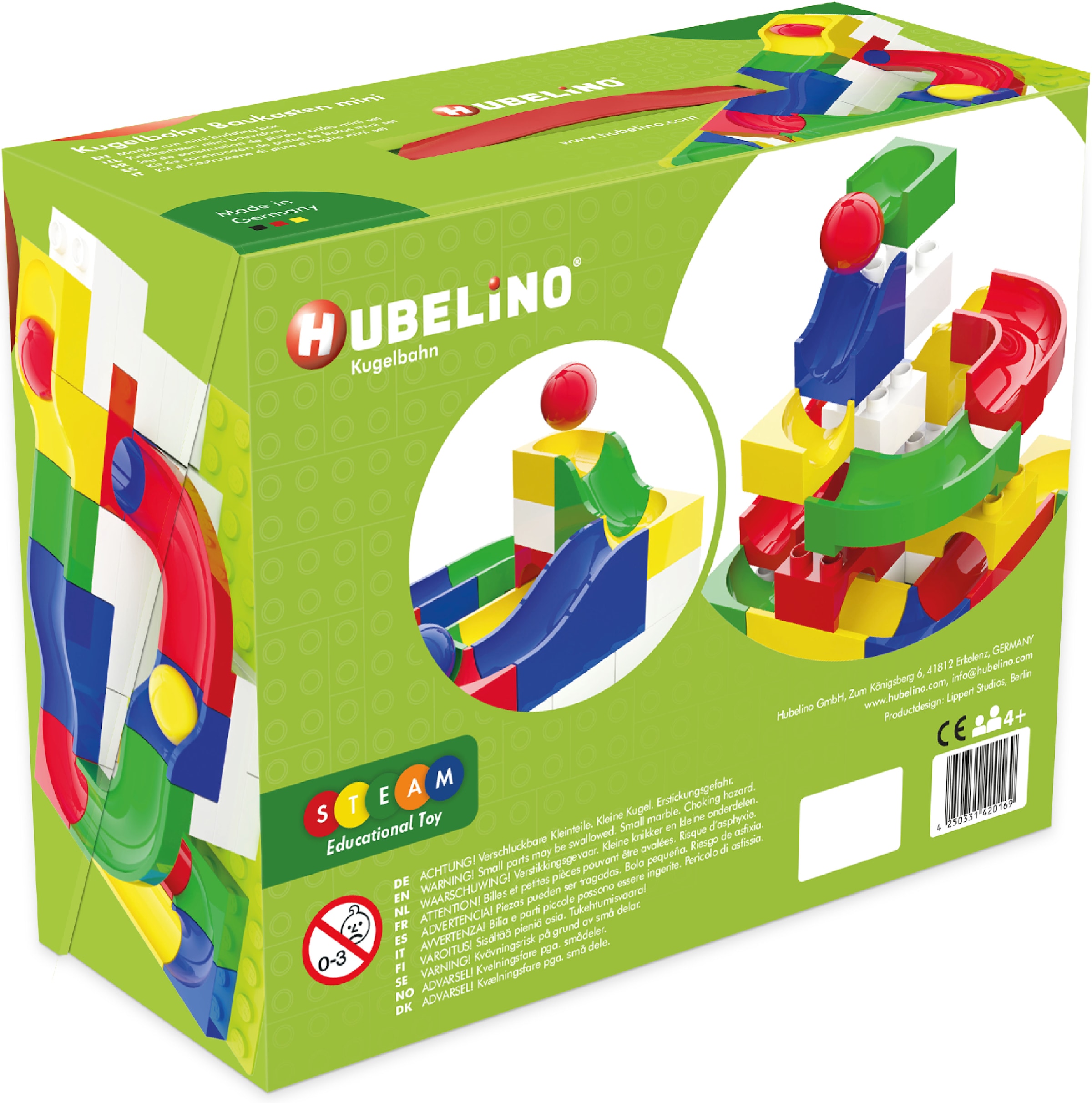 HUBELINO Kugelbahn-Bausatz »Baukasten Mini« Made in Germany