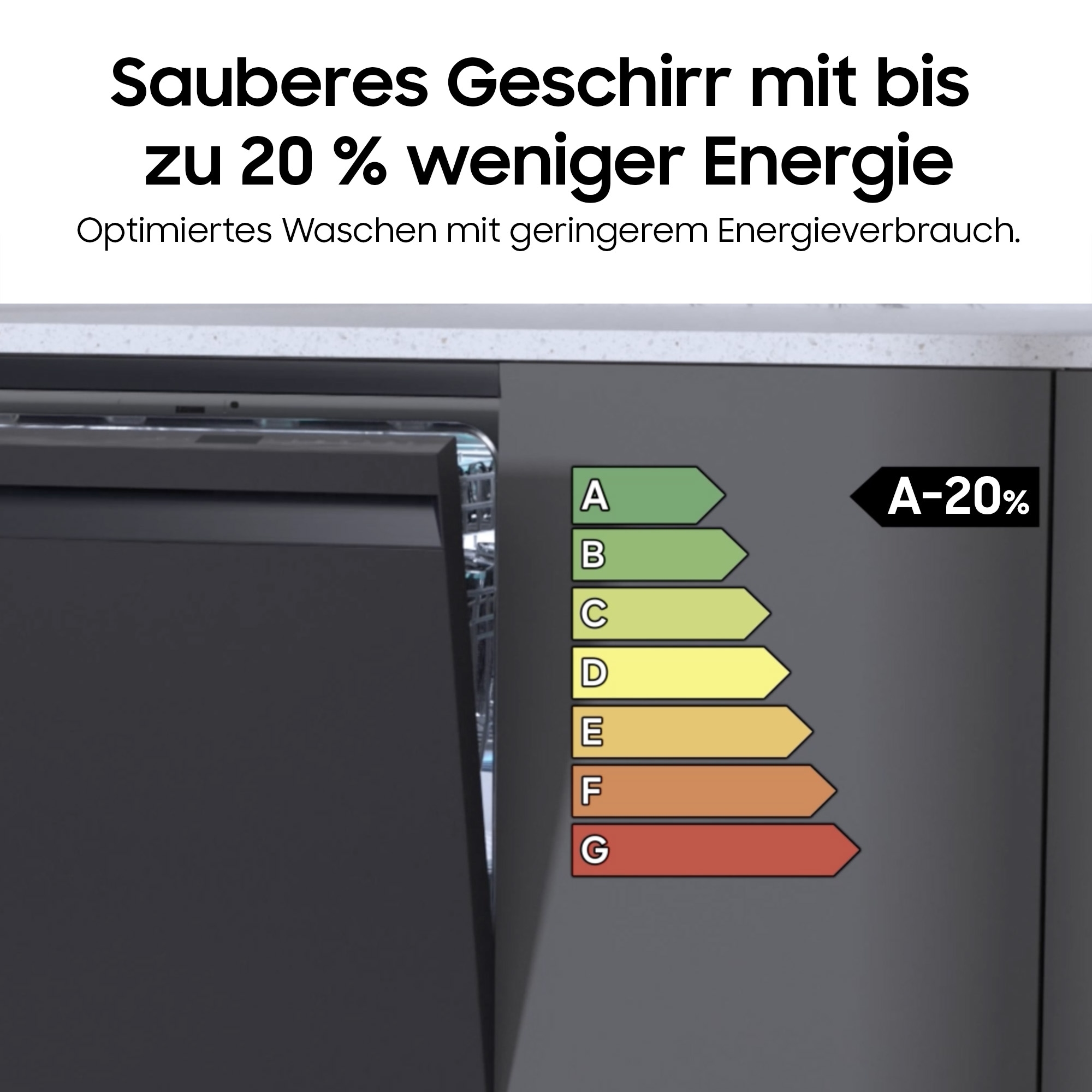 Samsung teilintegrierbarer Geschirrspüler »DW80H77S3SFU1«