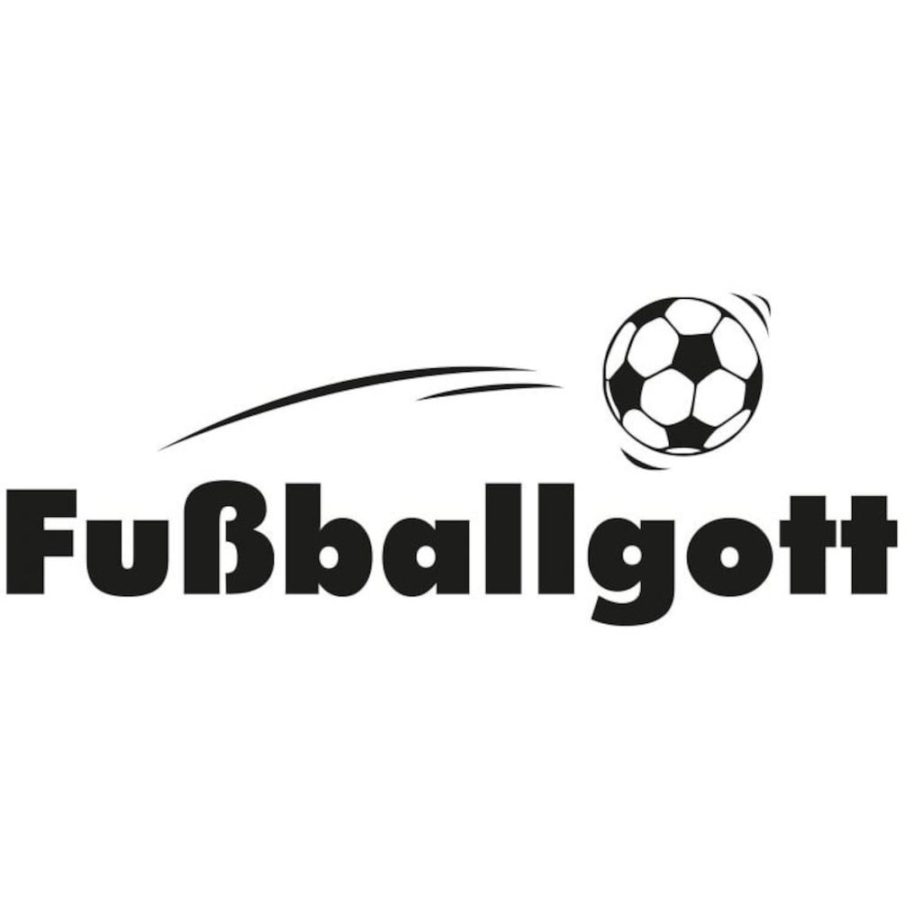 Wall-Art Wandtattoo »Fußball Aufkleber Fußballgott«, (1 St.)