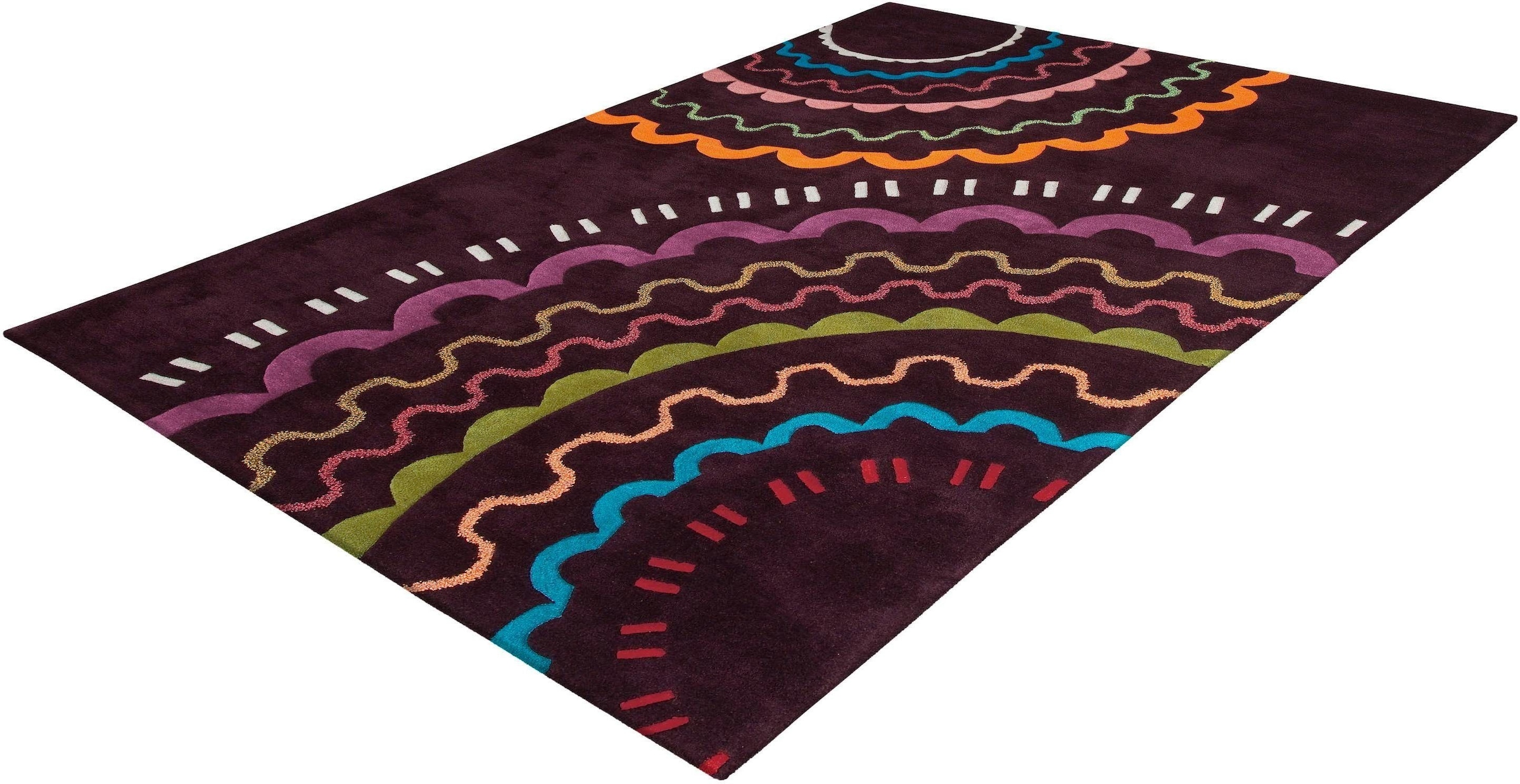 calo-deluxe Teppich »Fanahy 3066«, rechteckig, 17 mm Höhe, Kurzflor, Wohnzimmer