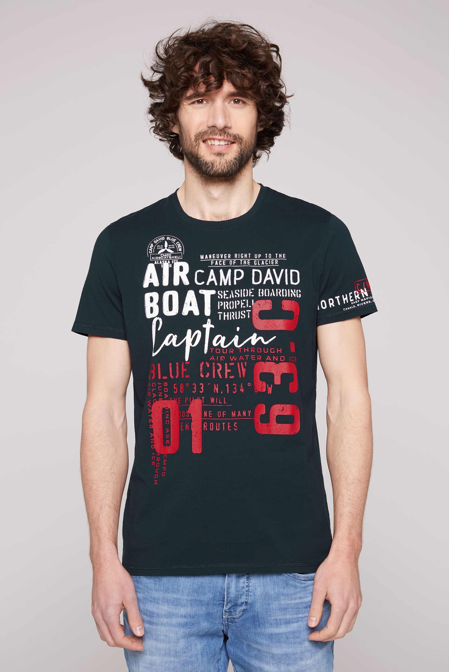 T-Shirt, mit bei OTTO DAVID CAMP Logo-Artworks online kaufen