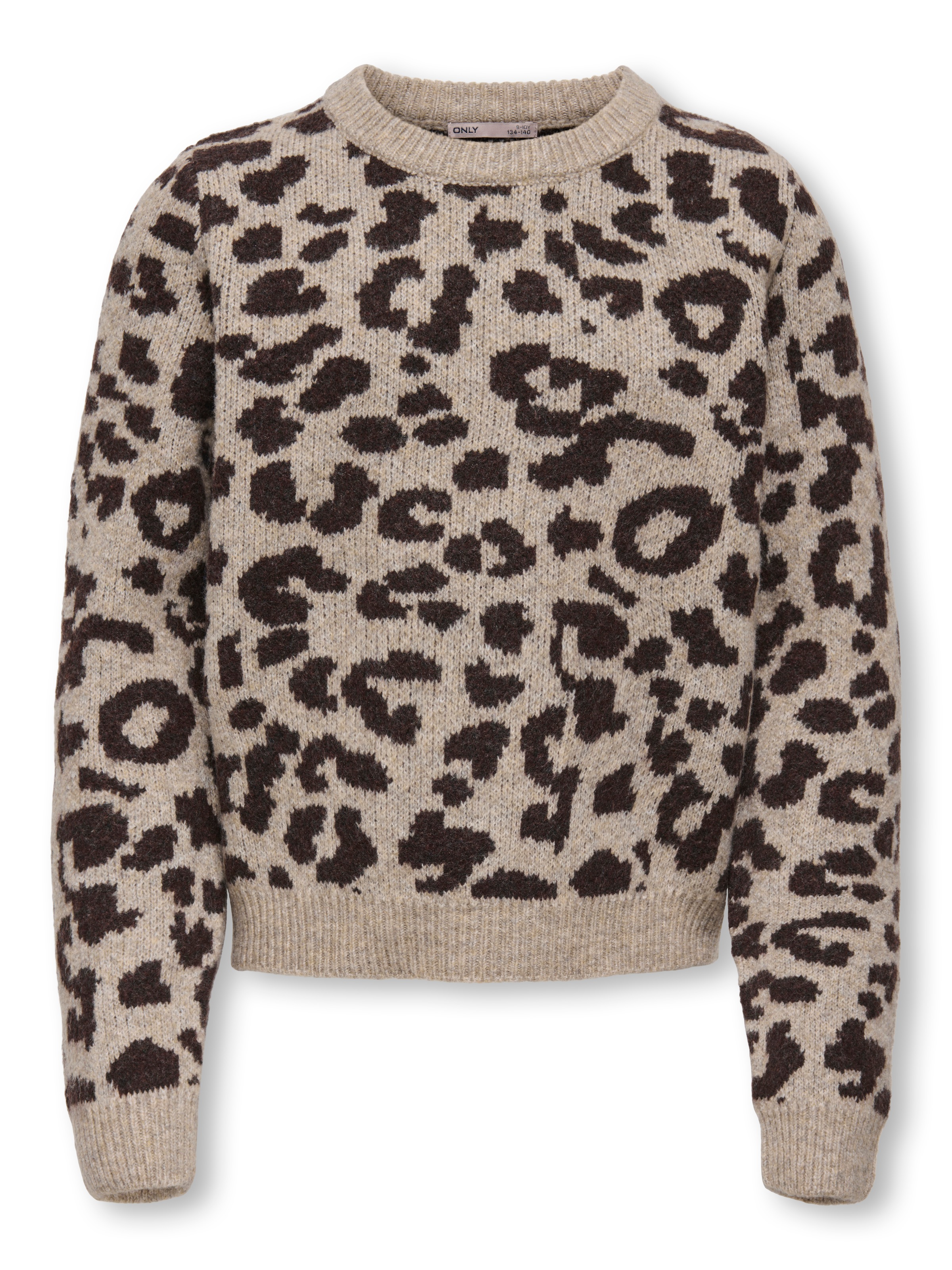 KIDS ONLY Strickpullover »KOGDORA LIFE LEO L/S O-NECK KNT«