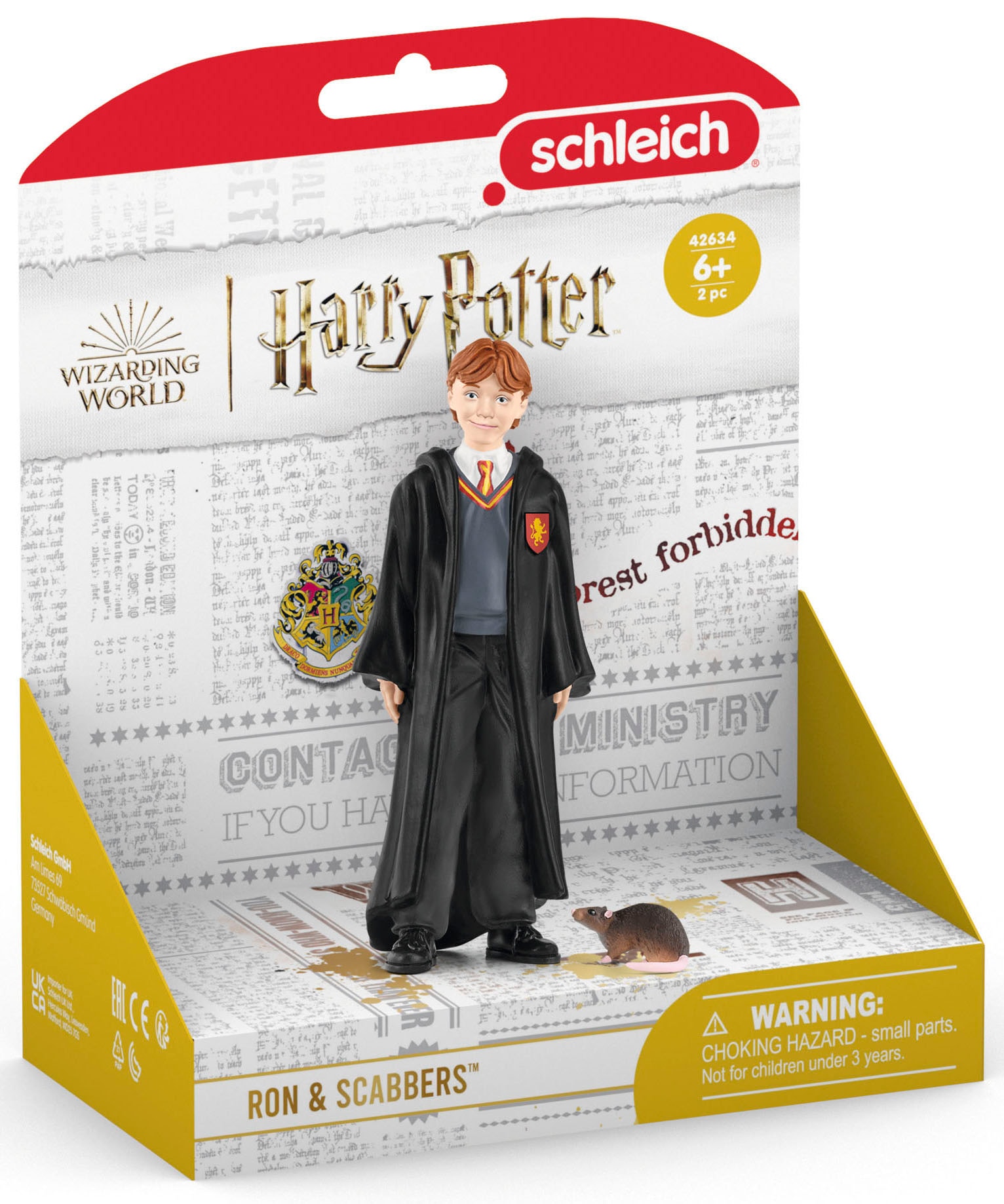 Schleich® Spielfigur »WIZARDING WORLD, Harry Potter™, Ron Weasley & Krätze (42634)« Made in Europe