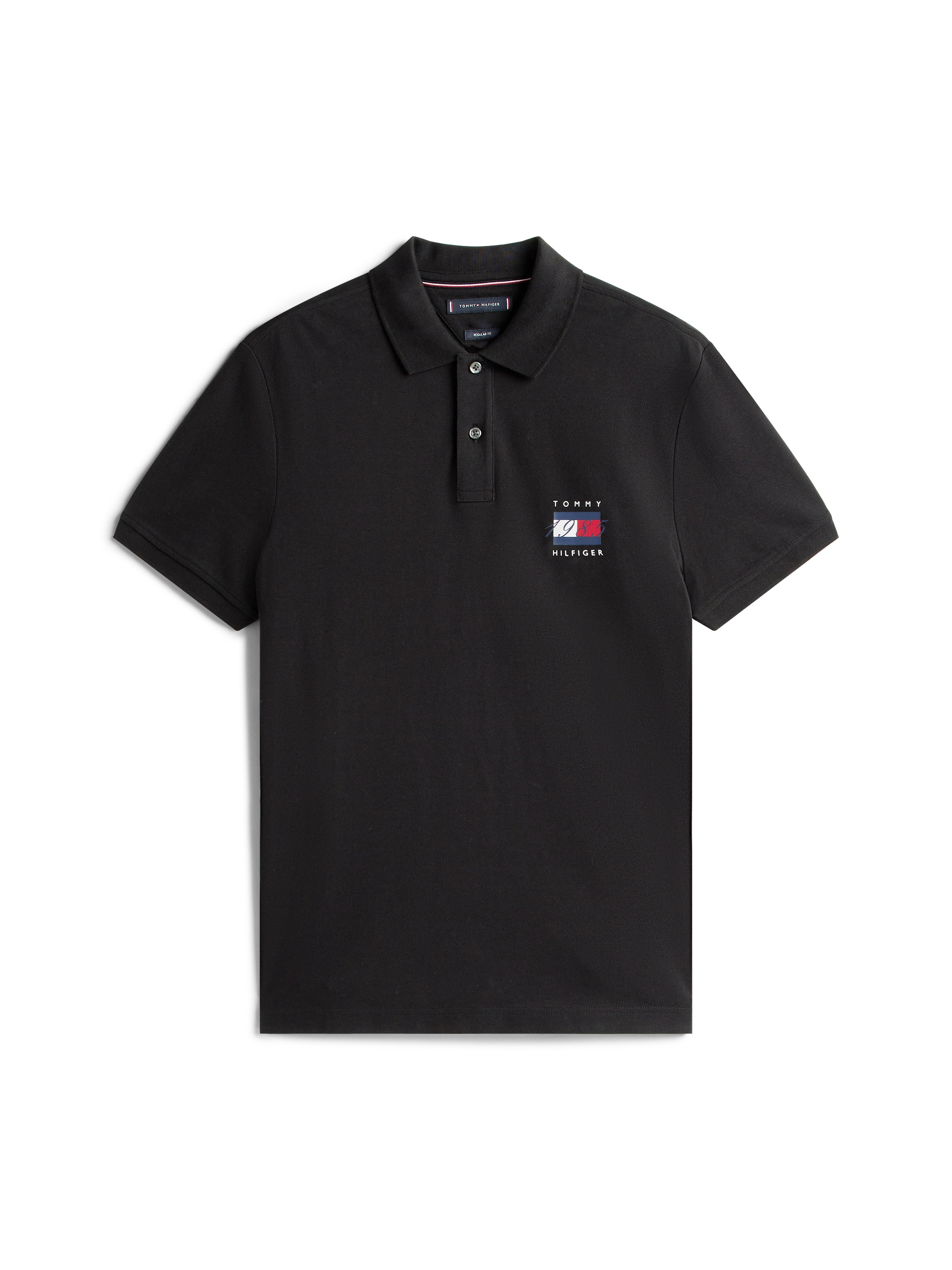 Tommy Hilfiger Poloshirt »FLAG GRAPHIC PIQUE« regular fit, Polokragen, Print