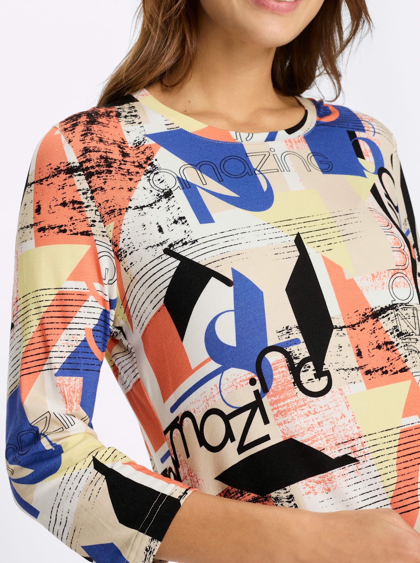 Inspirationen 3/4-Arm-Shirt »Print-Shirt« 1 tlg.