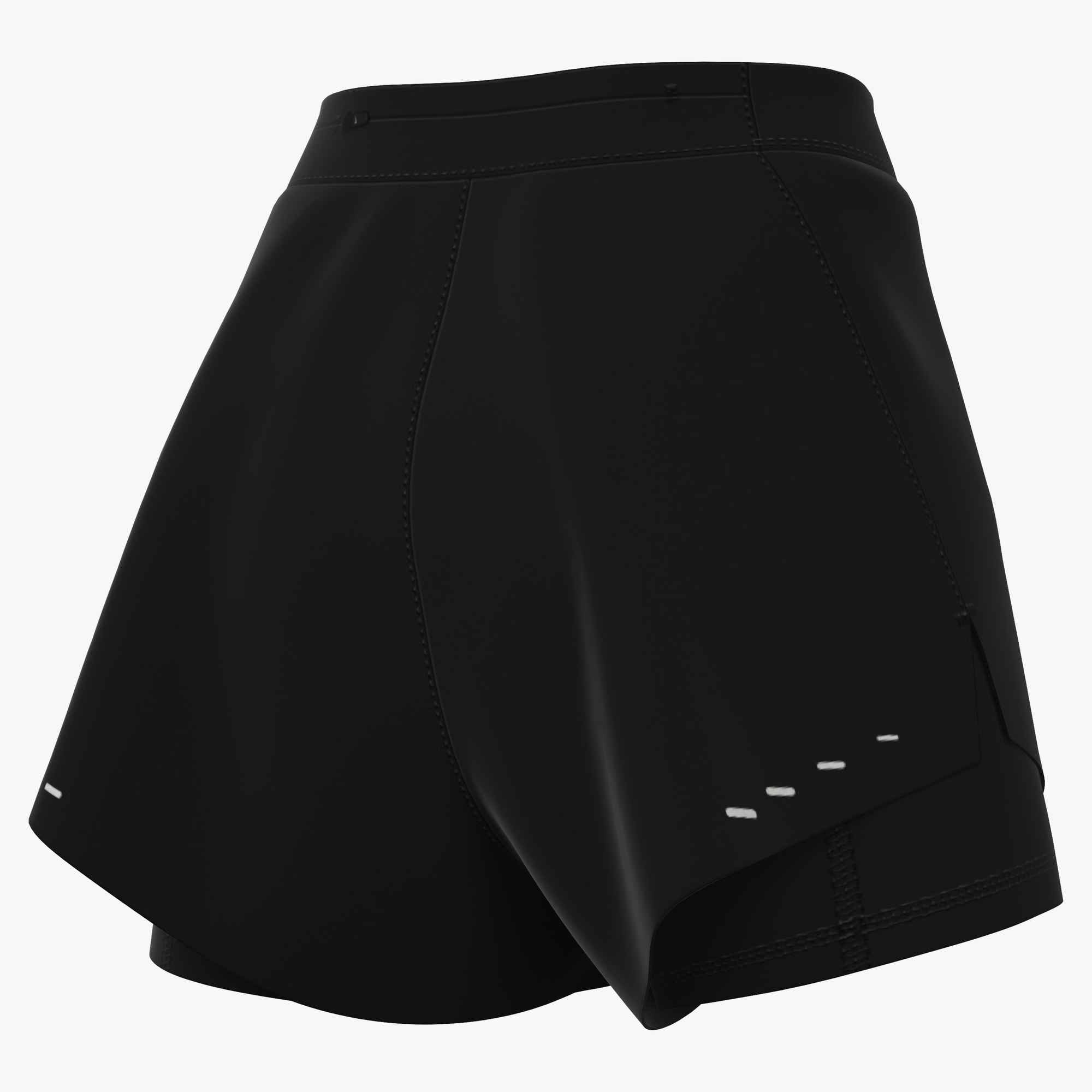 Nike Laufshorts »Nike Swift Women's Dri-FIT Mid-Rise 2-in-1 Running Shorts«  2-in-1-Design, mit Reißverschlusstasche hinten am Bund