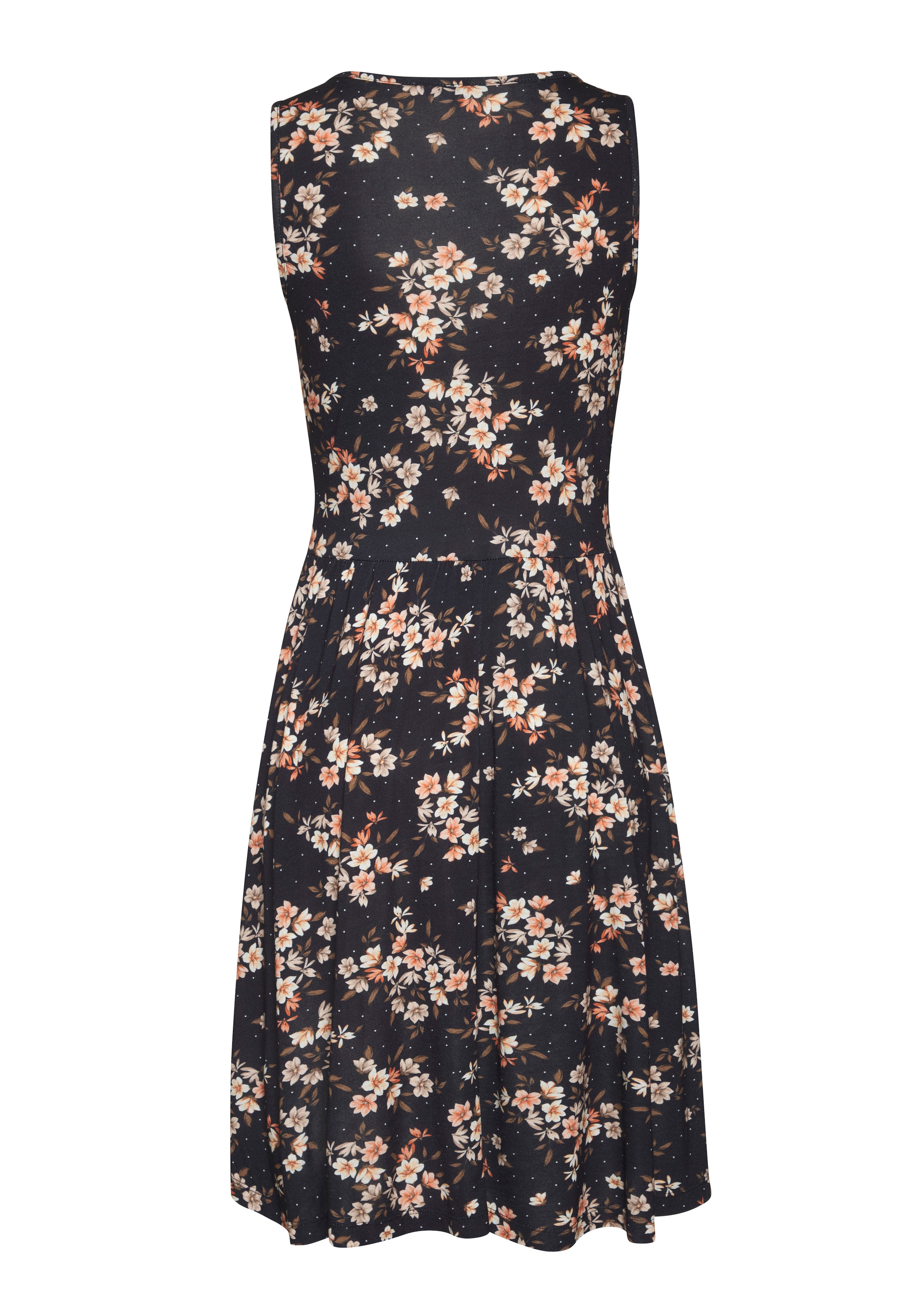 LASCANA Jerseykleid, mit Blumendruck, Sommerkleid
