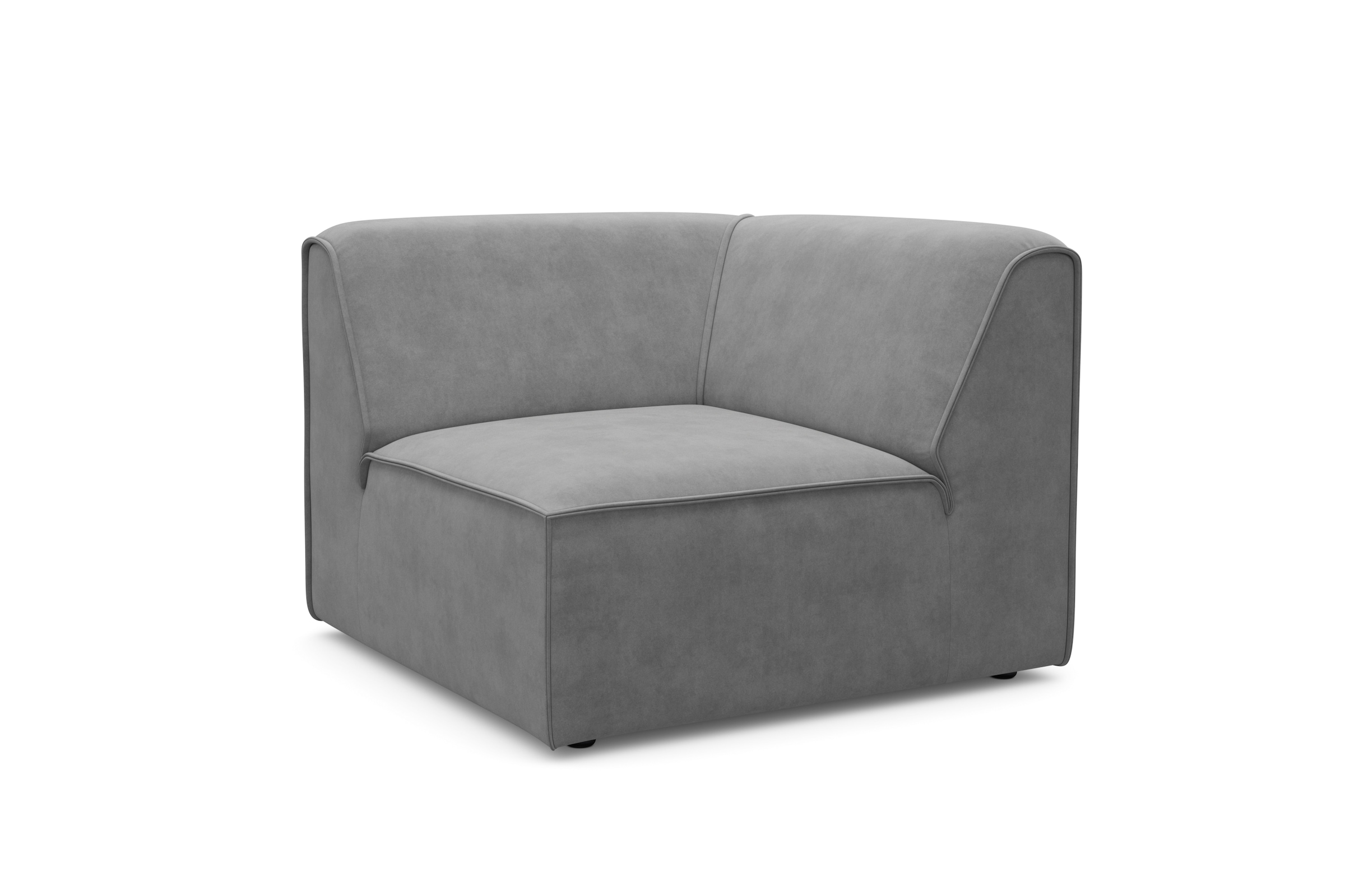 RAUM.ID Sofa-Eckelement »Merid, Sofaelement, Maße B/T/H: 97/97/46 cm«, als Modul oder separat verwendbar, für individuelle Zusammenstellung