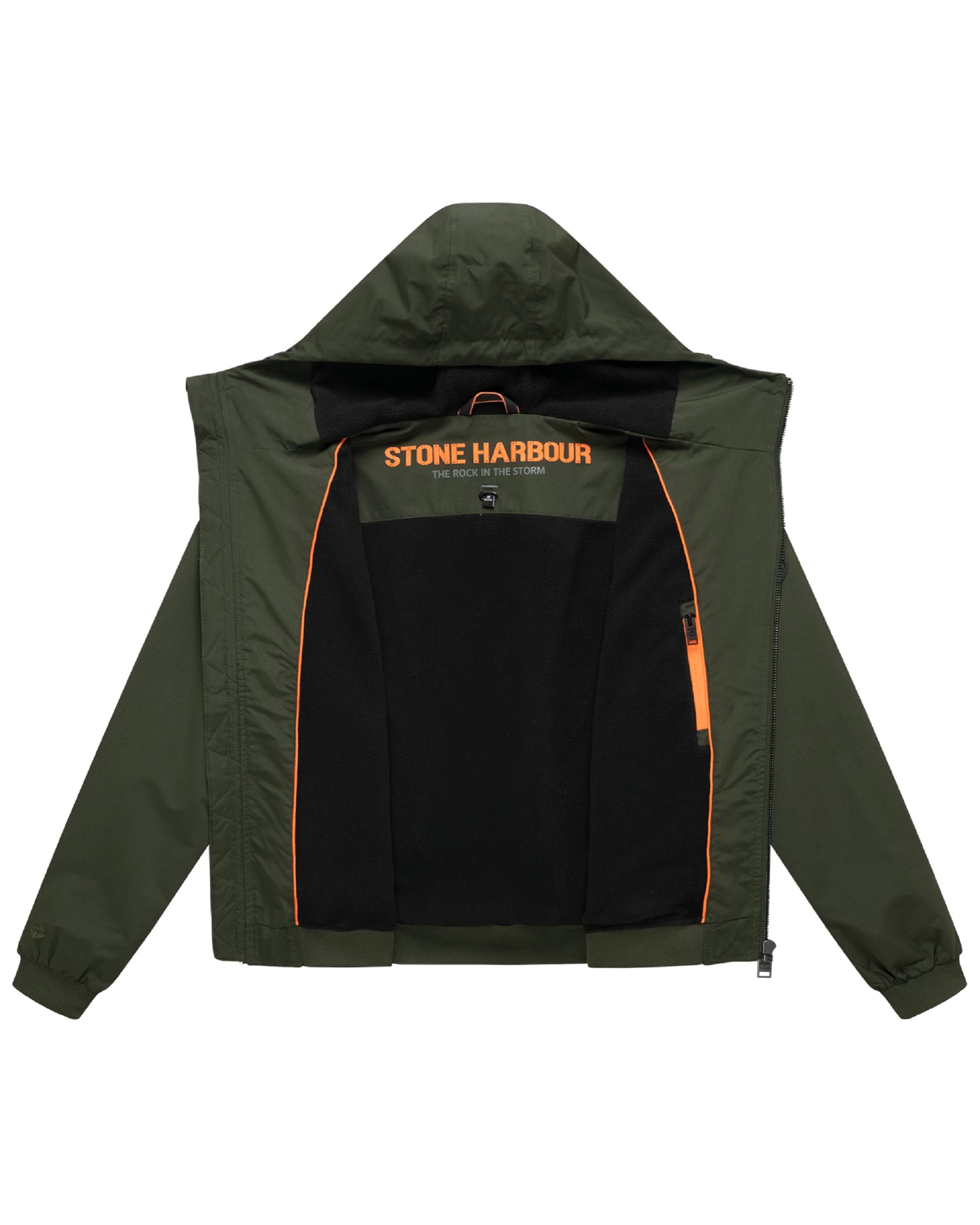 Stone Harbour Outdoorjacke »Outdoorjacke Daxaar XX« mit Kapuze Mit Fleece gefütterte leichte Jacke mit Kapuze