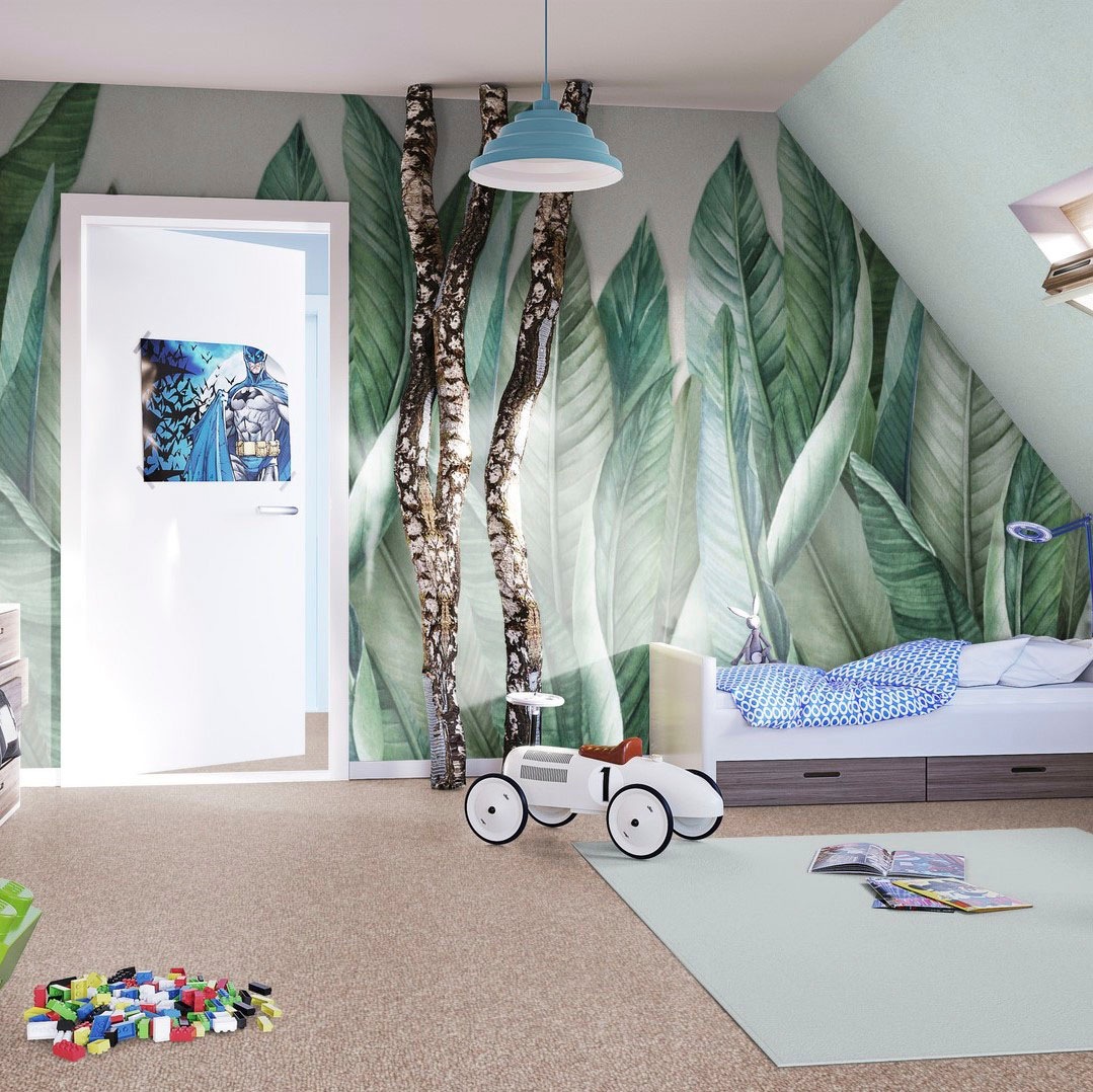 Bodenmeister Teppichboden »Baltic, Schlinge - meliert, Made in Belgium«, rechteckig, 5 mm Höhe, Wohnzimmer, Schlafzimmer, Kinderzimmer, Breite 400/500 cm