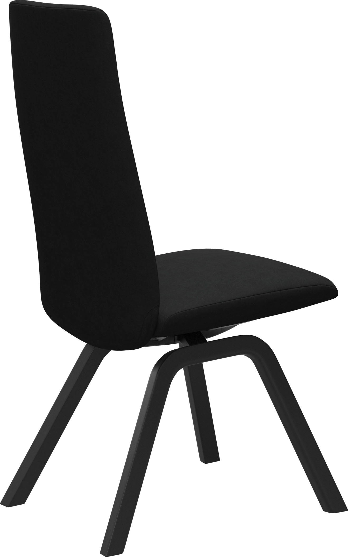Stressless® Polsterstuhl »Laurel«, Microfaser DINAMICA, High Back, Größe M, mit schräggestellten Beinen in Schwarz