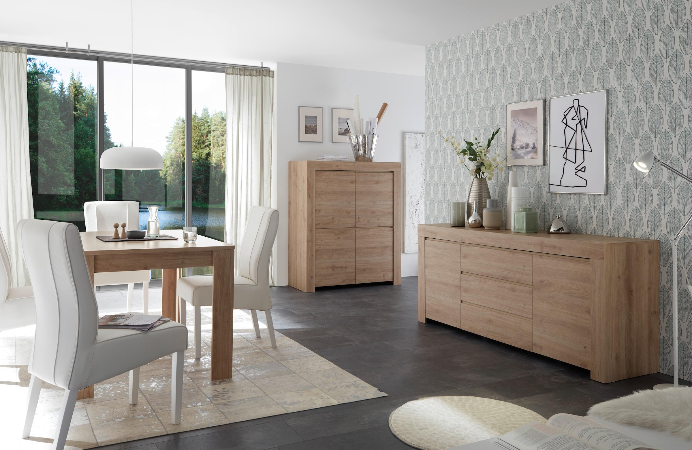 INOSIGN Highboard »Firenze«, Breite 110 cm