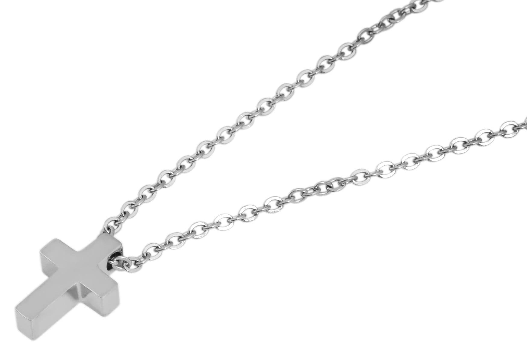 Adelia´s Kette ohne Anhänger »Unisex Halskette mit Anhänger ¿ Kreuz aus Edelstahl«