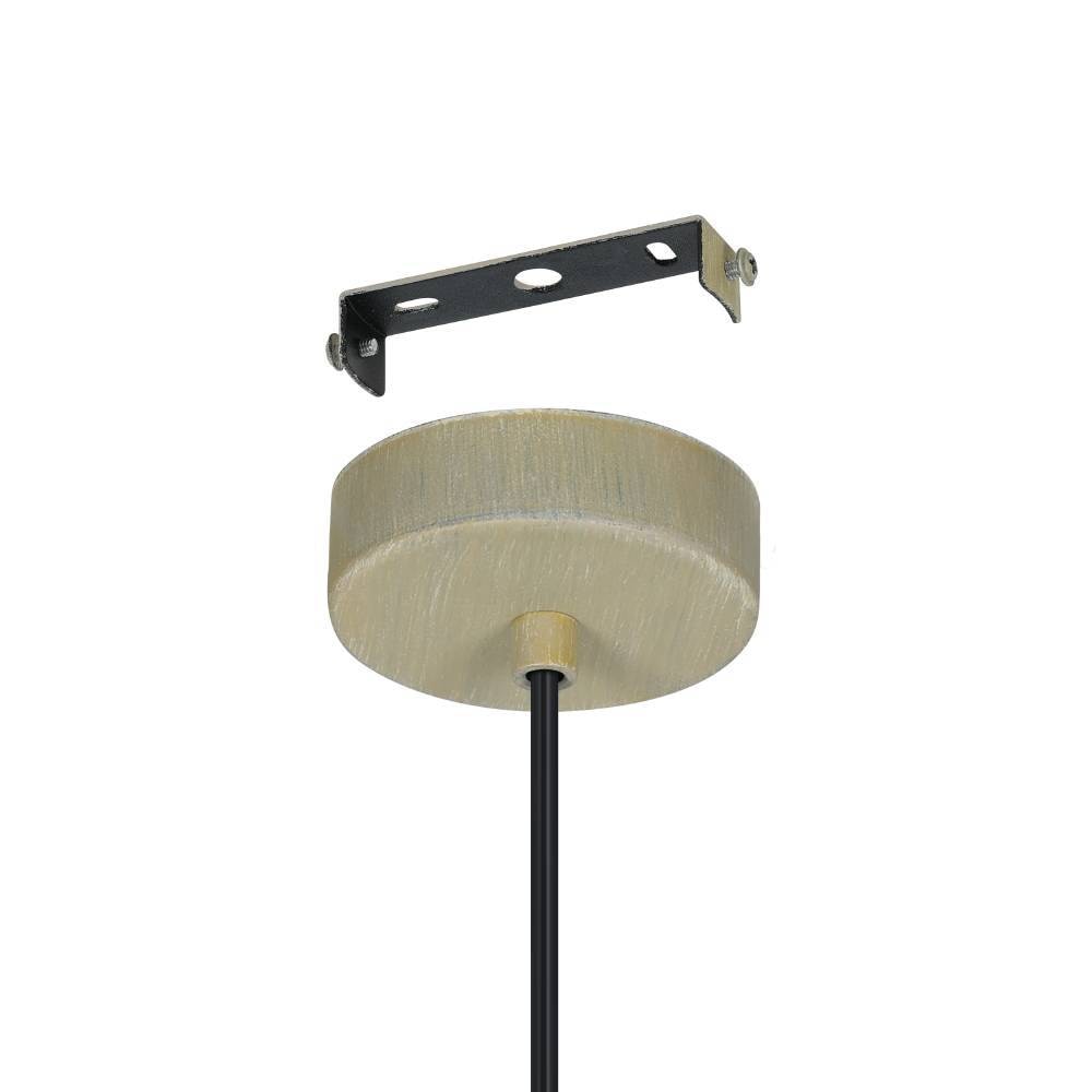 EGLO Pendelleuchte »AMSFIELD«, 1 flammig, Leuchtmittel E27 | ohne Leuchtmittel, Hängelampe Esstisch, Esszimmerlampe, Hängeleuchte, Lampe, E27, Ø 38 cm