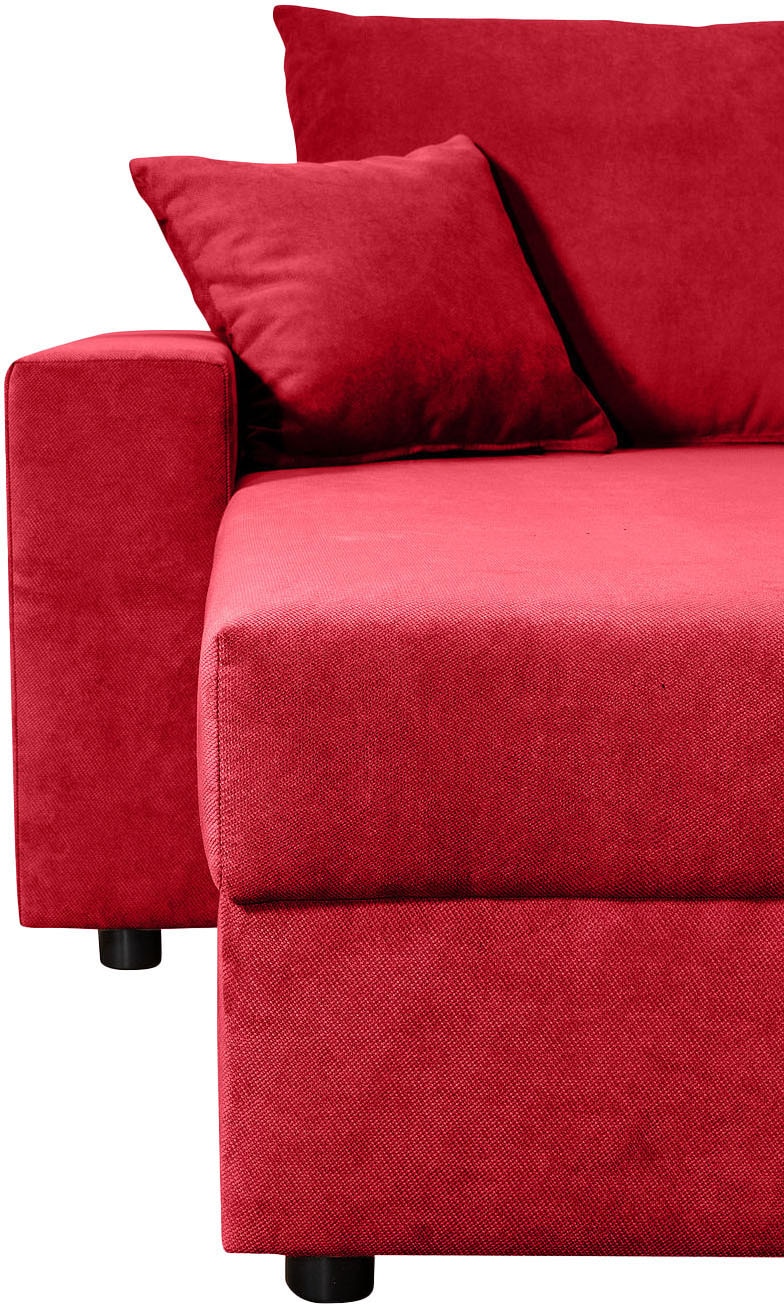 COLLECTION AB Wohnlandschaft »Pico U-Form«, Wohnlandschaft,2 X Ottomane,Polyätherschaum Polsterung