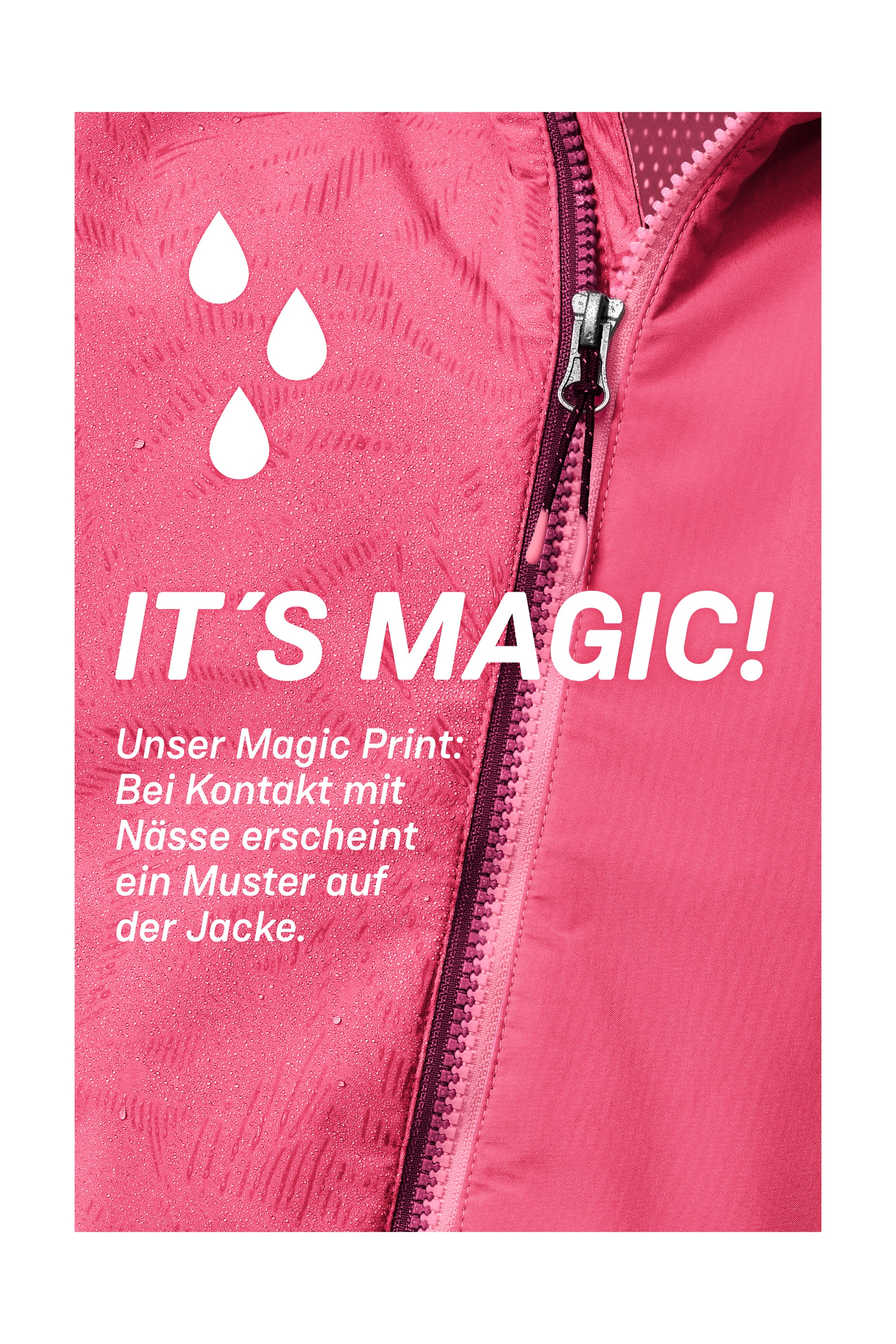 Killtec Funktionsjacke »KOS 156 GRLS JCKT« Wind- und wasserdichte Mädchenjacke mit Magic Print