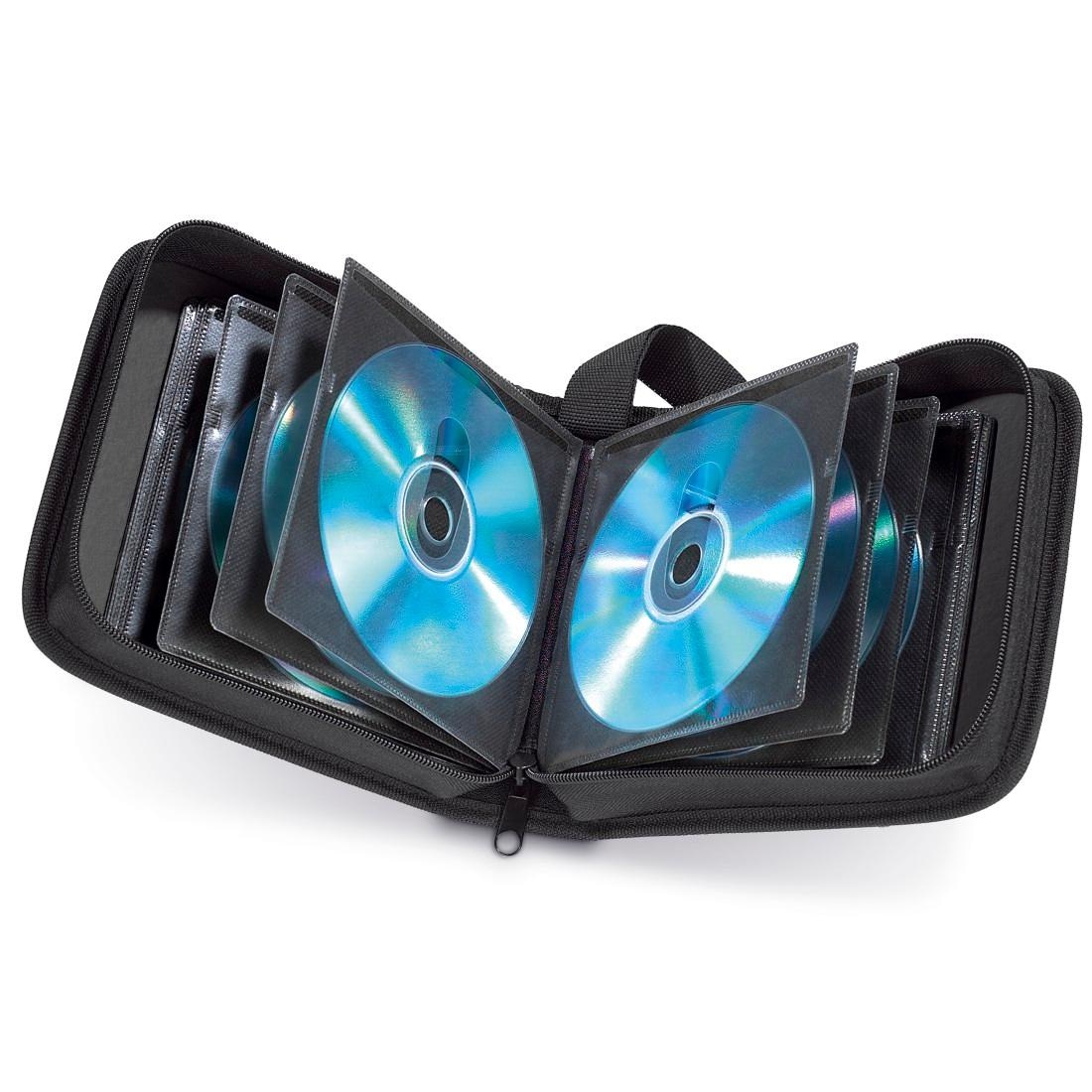 Hama CD-Hülle »CD, DVD, Blu-ray Tasche, Schwarz, Hülle, Wallet, Mappe für 40 Discs«