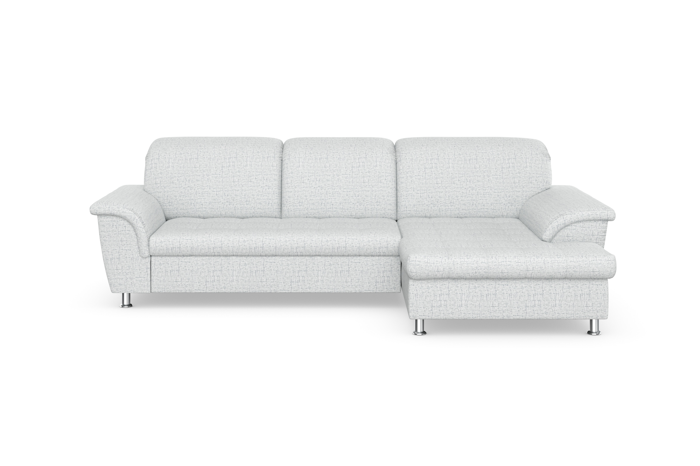 DOMO collection Ecksofa Franzi, wahlweise mit Bettfunktion, Bettkasten und Kopfteilverstellung