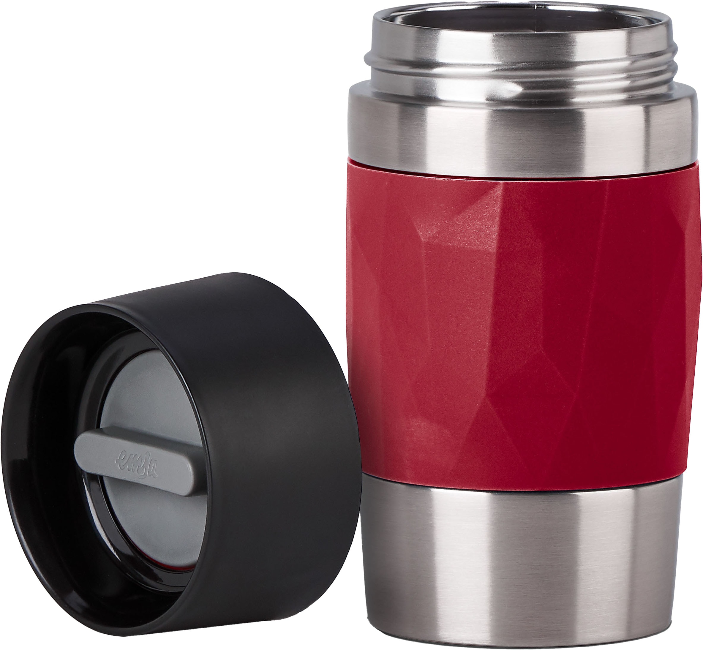 Emsa Thermobecher »Travel Mug Compact«, 0,3L, Edelstahl, 3h warm/6h kalt, 360°Trinköffnung, spülmaschinenfest