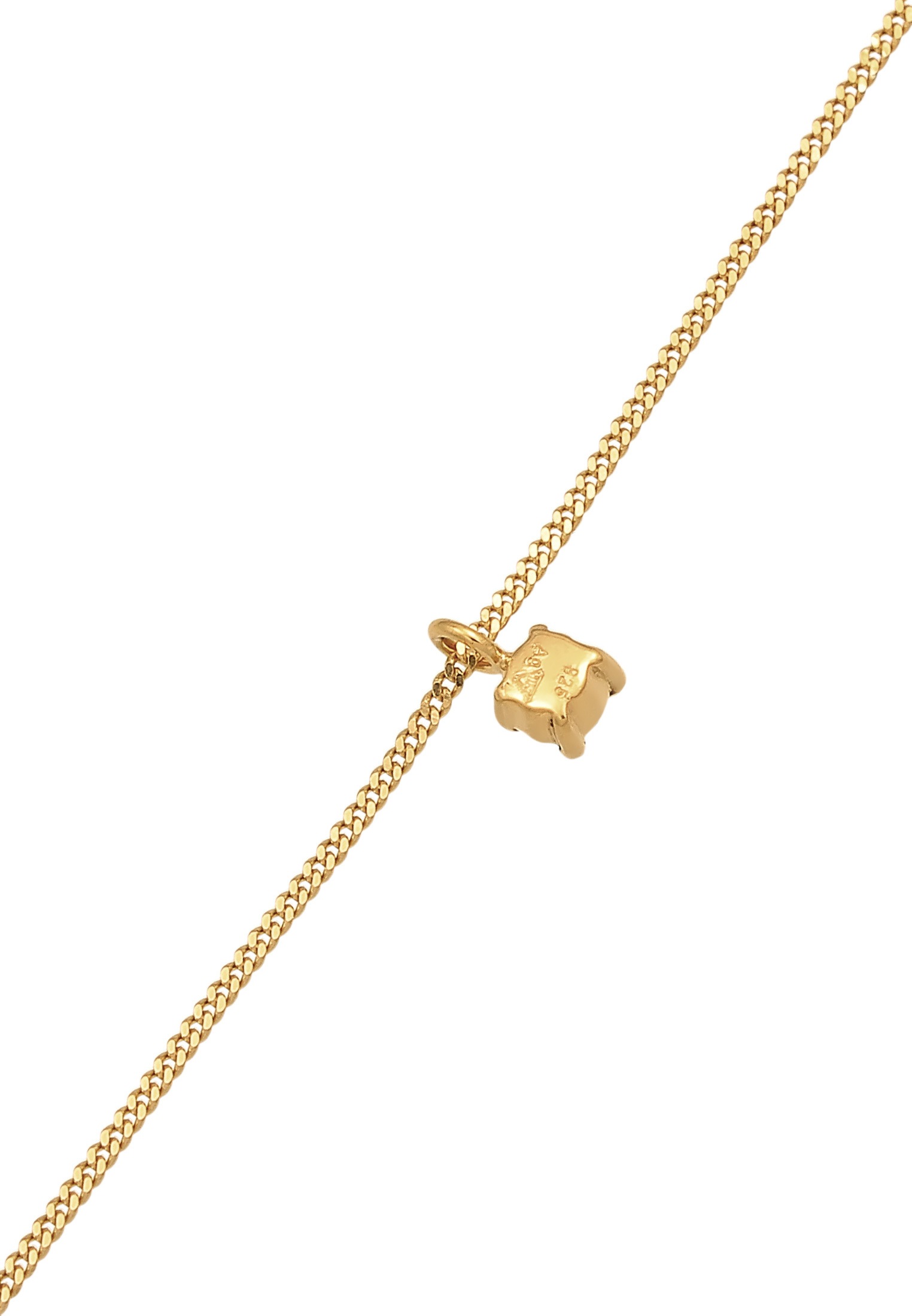 Elli Choker »Halskette Choker Synthetischer Smaragd 925 Silber«