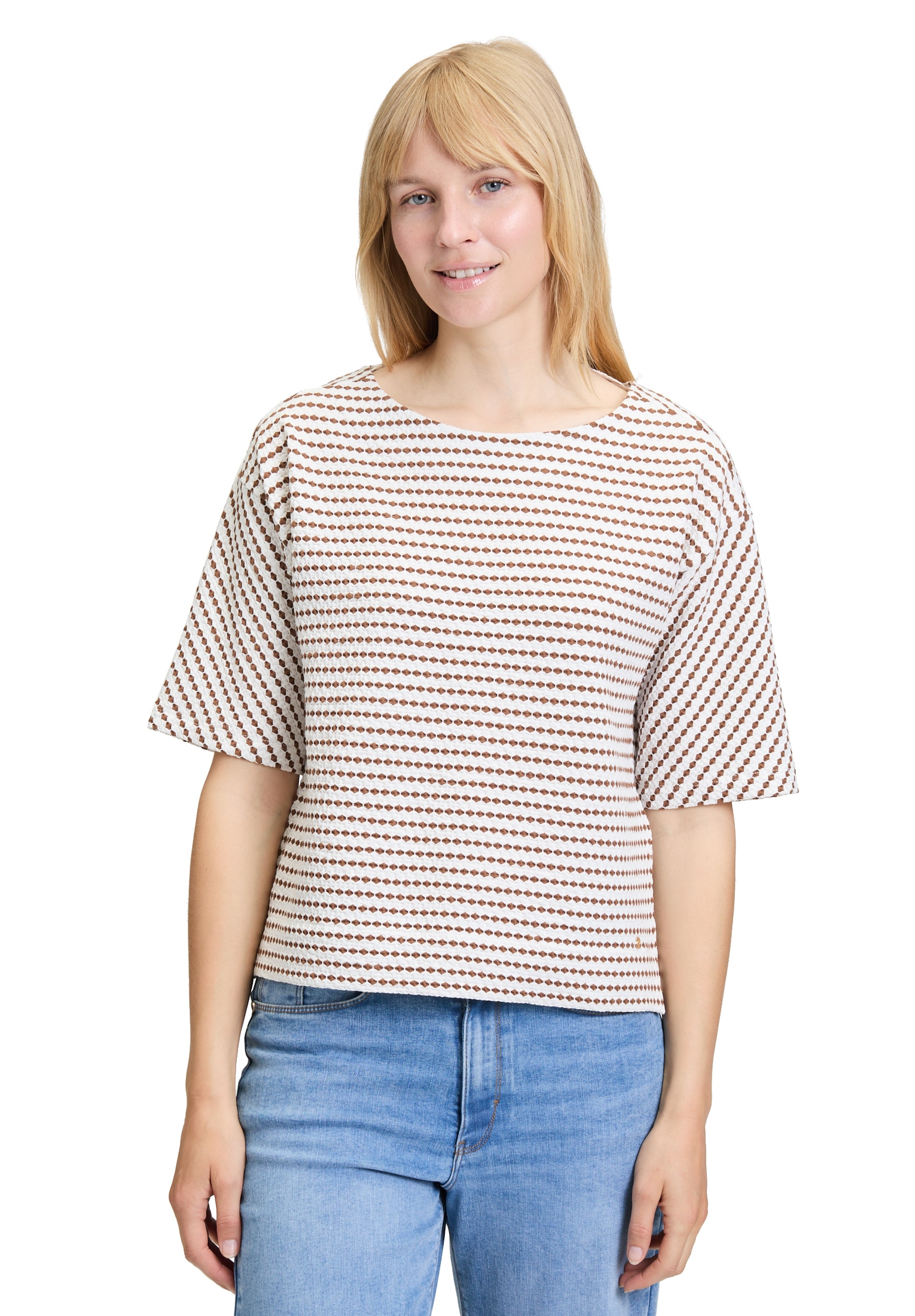 Betty&Co Sweatshirt »Sweatpullover mit Rundhalsausschnitt«