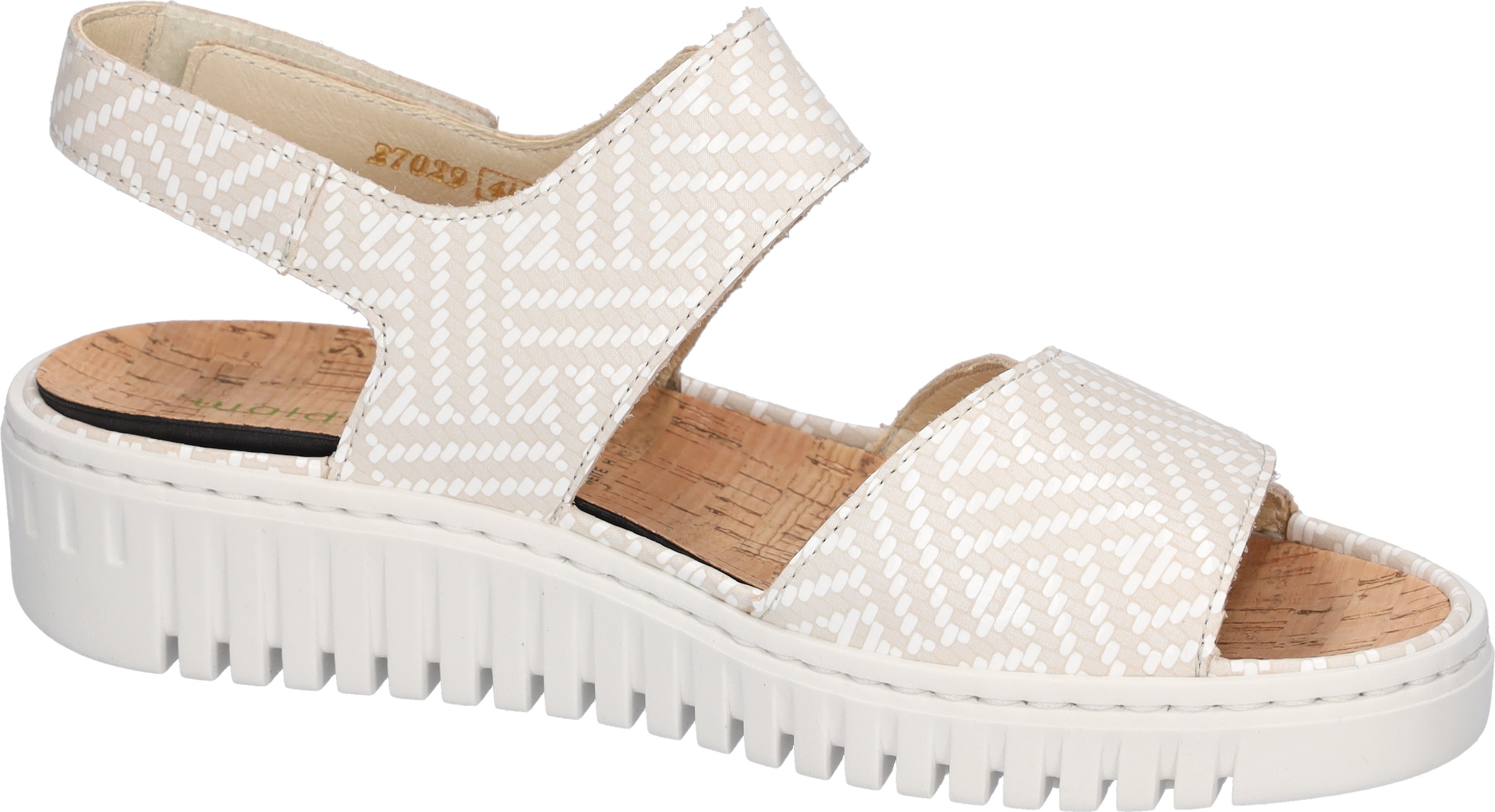 Waldläufer Keilsandalette »H-Willow«  Sommerschuh, Sandale, Klettschuh mit Kork-Fußbett, Weite H